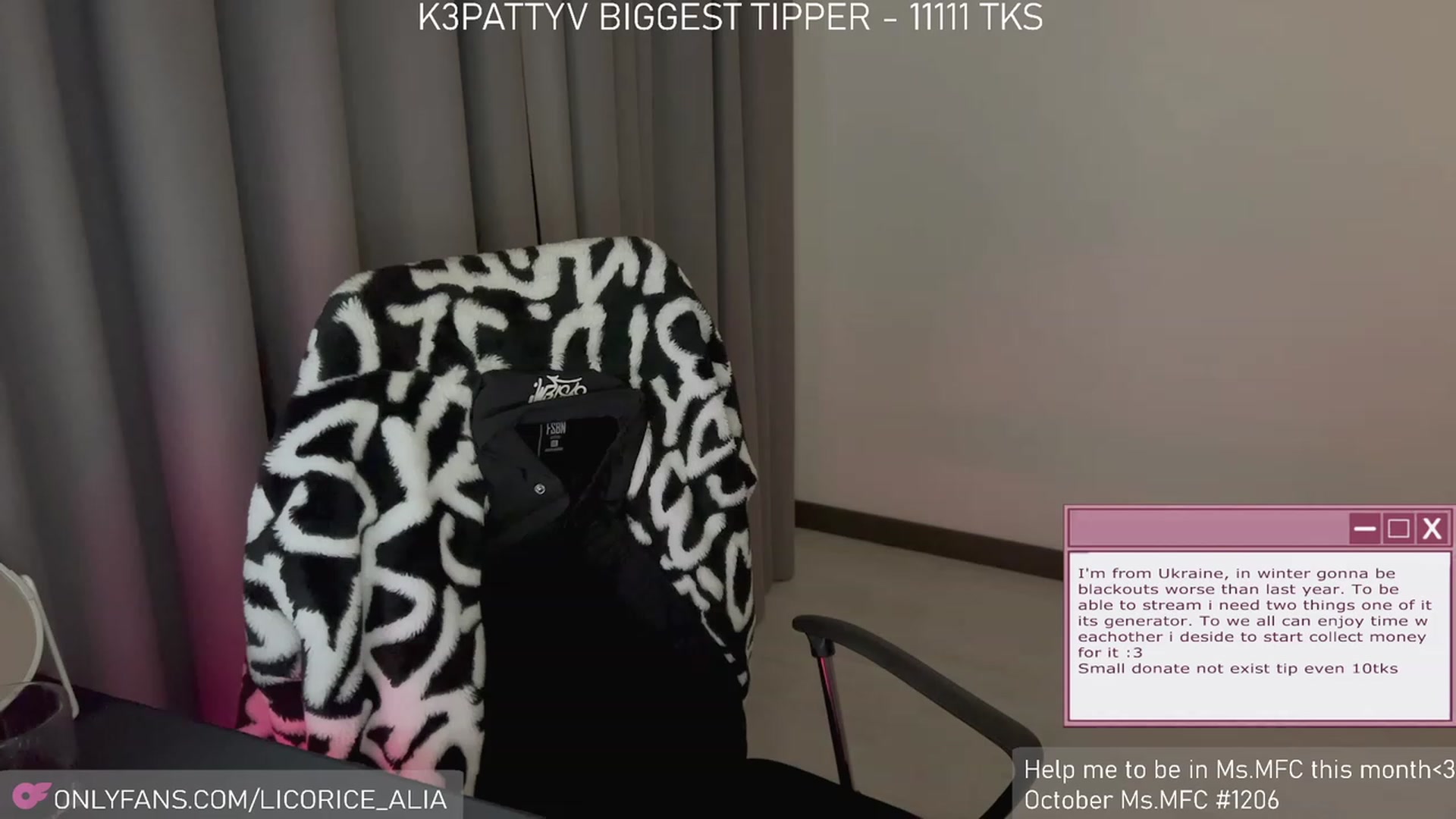 Gallery image thumbnail from Licorice_Alia's myfreecams stream on, 11/04/2023, 01:36 image 4 of 20