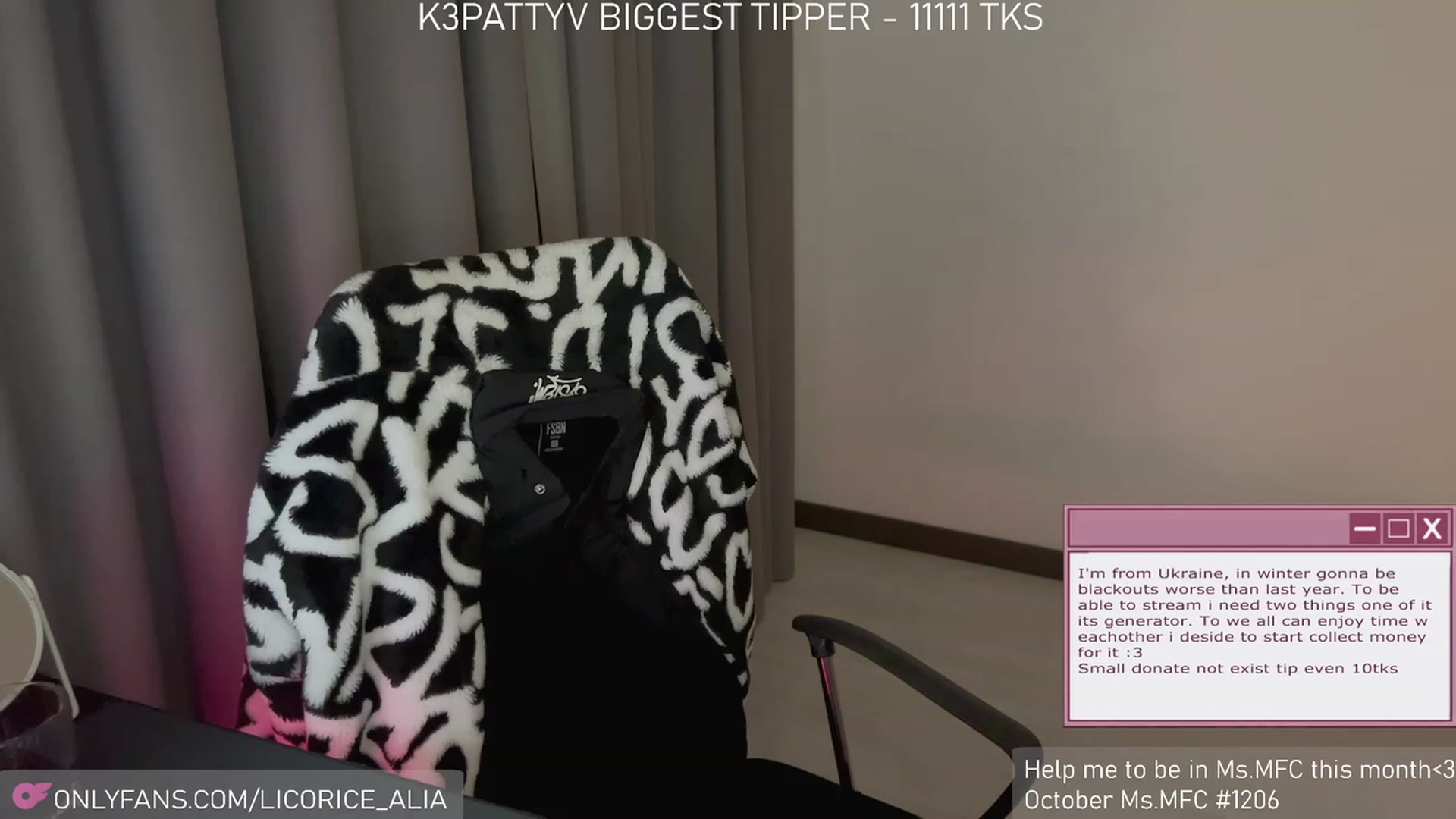 Gallery image thumbnail from Licorice_Alia's myfreecams stream on, 11/04/2023, 01:36 image 10 of 20