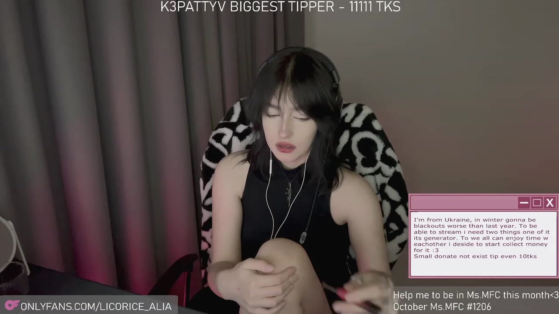 Gallery image thumbnail from Licorice_Alia's myfreecams stream on, 11/04/2023, 01:36 image 20 of 20