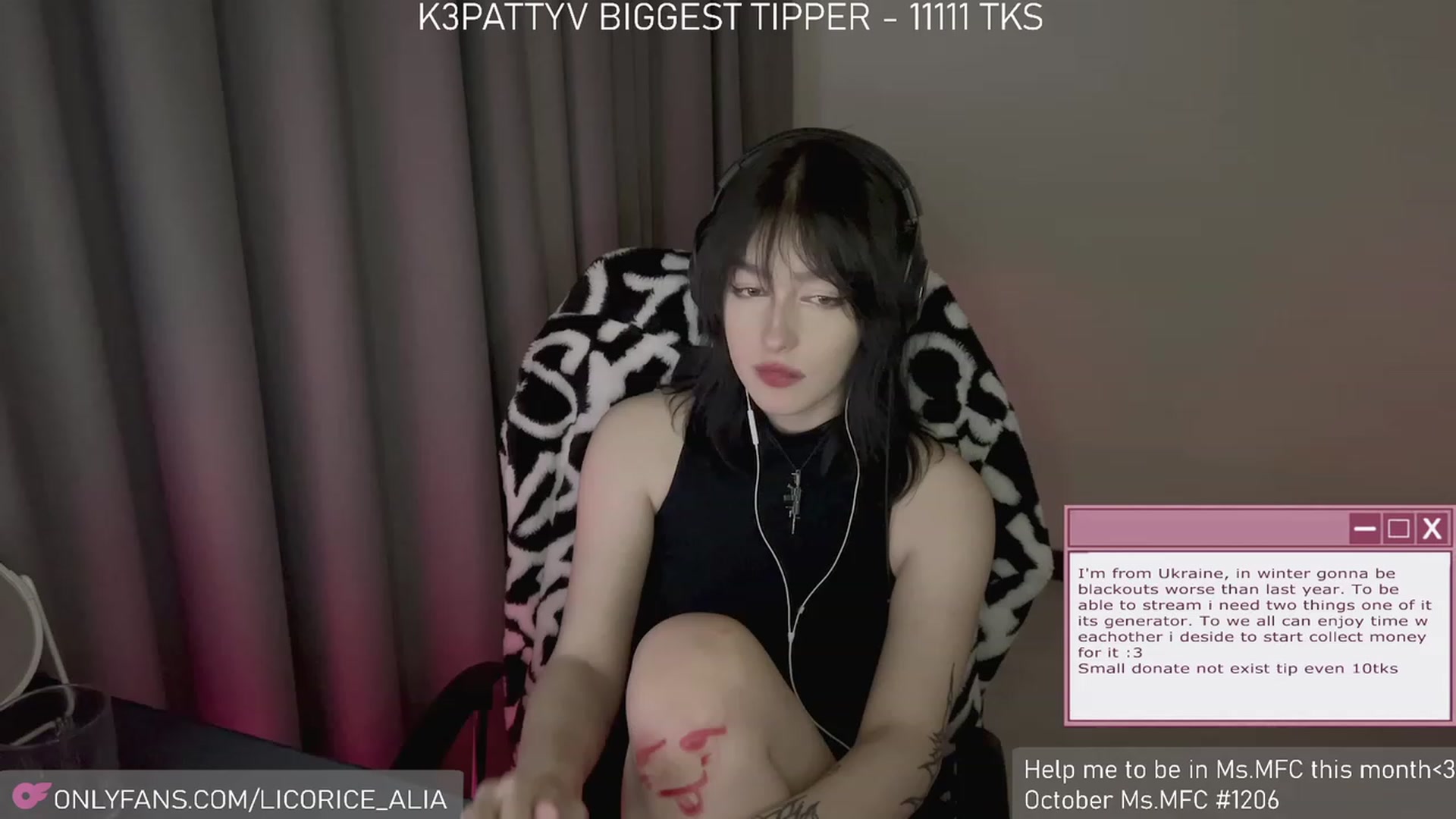 Gallery image thumbnail from Licorice_Alia's myfreecams stream on, 11/04/2023, 02:54 image 4 of 20