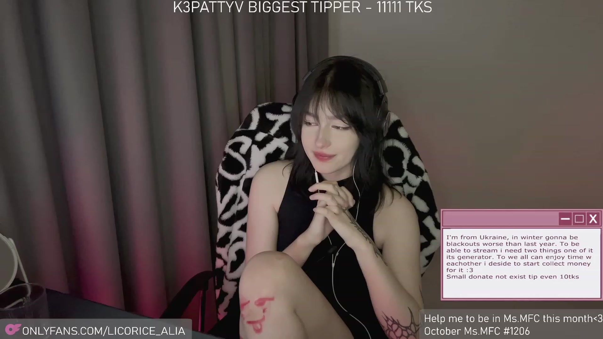 Gallery image thumbnail from Licorice_Alia's myfreecams stream on, 11/04/2023, 02:54 image 5 of 20