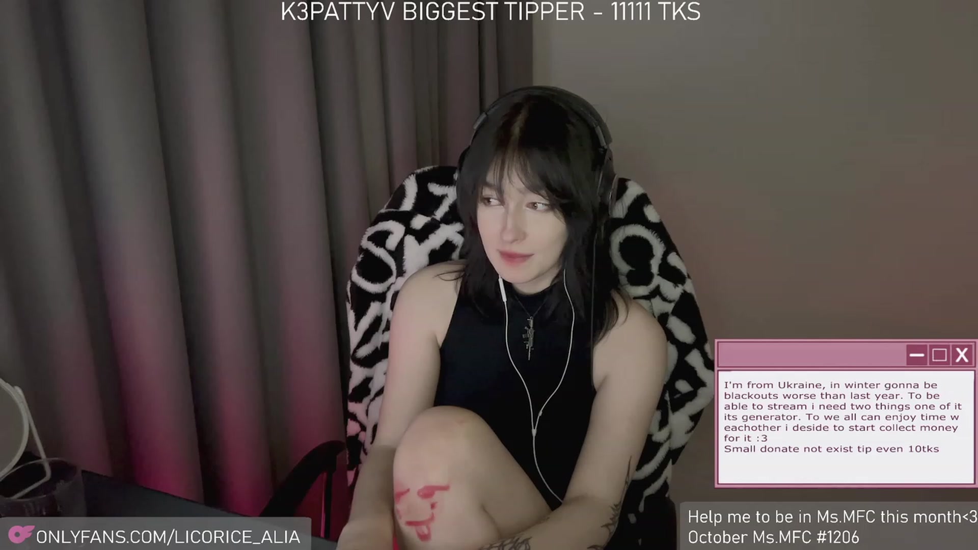 Gallery image thumbnail from Licorice_Alia's myfreecams stream on, 11/04/2023, 02:54 image 2 of 20