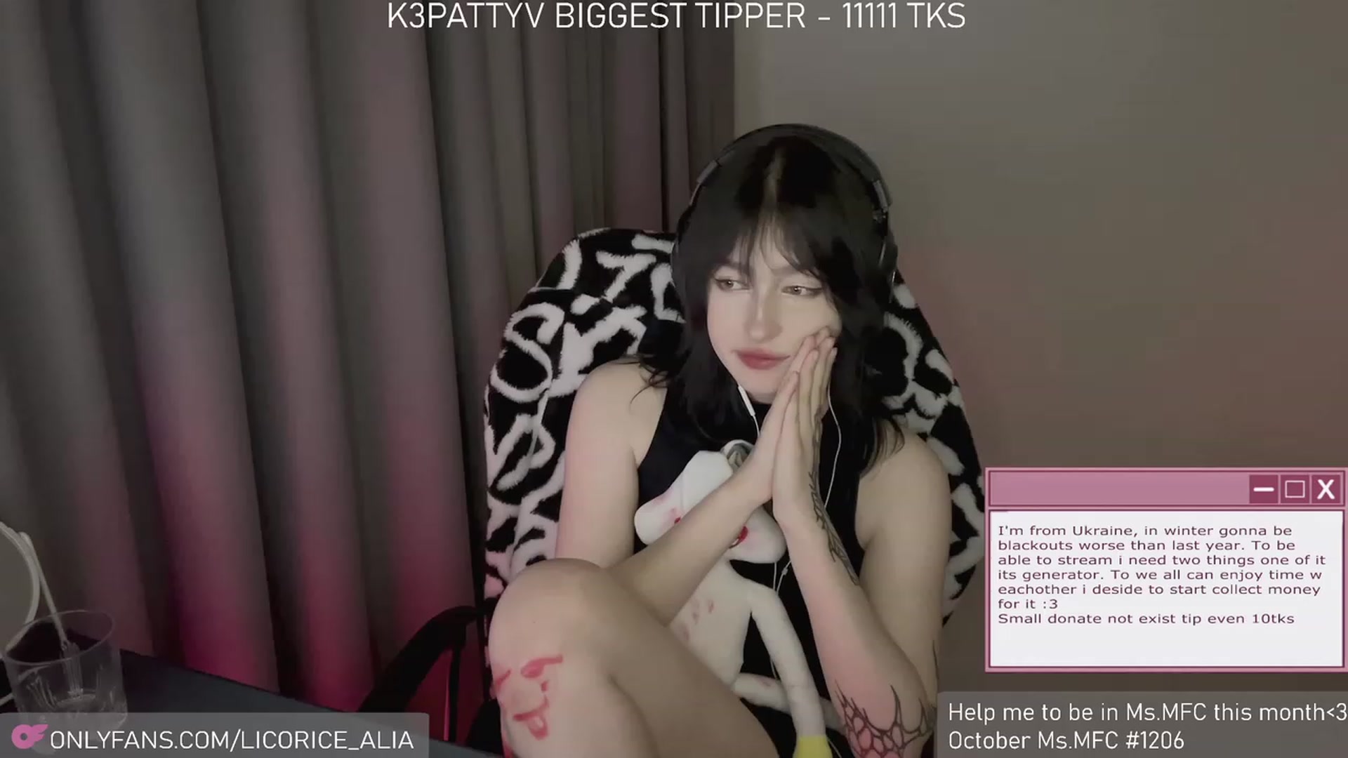 Gallery image thumbnail from Licorice_Alia's myfreecams stream on, 11/04/2023, 02:54 image 8 of 20