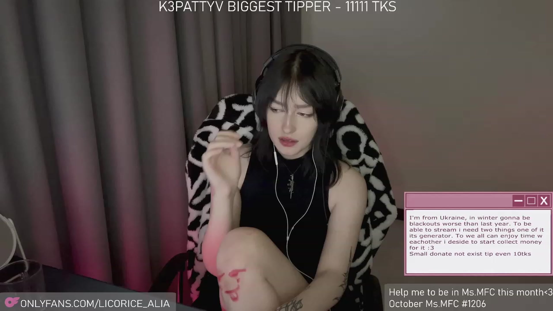 Gallery image thumbnail from Licorice_Alia's myfreecams stream on, 11/04/2023, 02:54 image 3 of 20