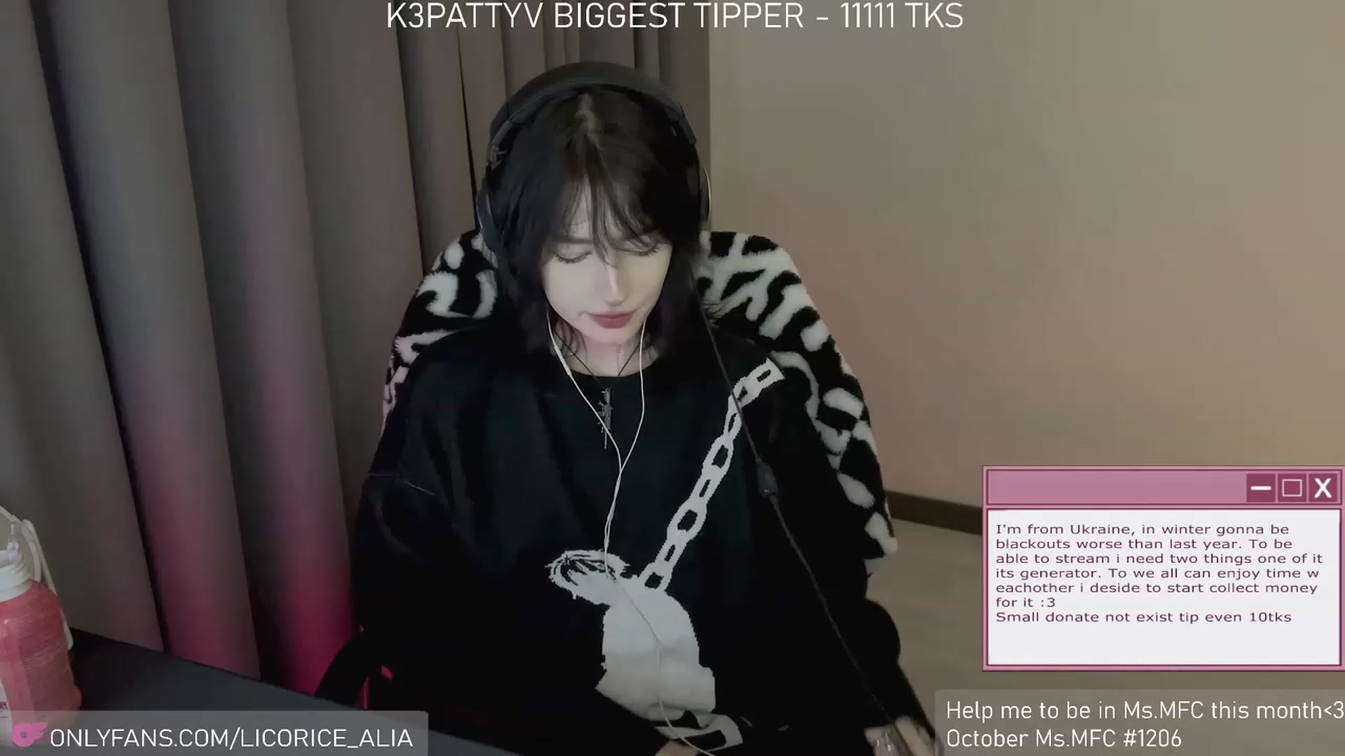 Gallery image thumbnail from Licorice_Alia's myfreecams stream on, 11/05/2023, 02:06 image 17 of 20
