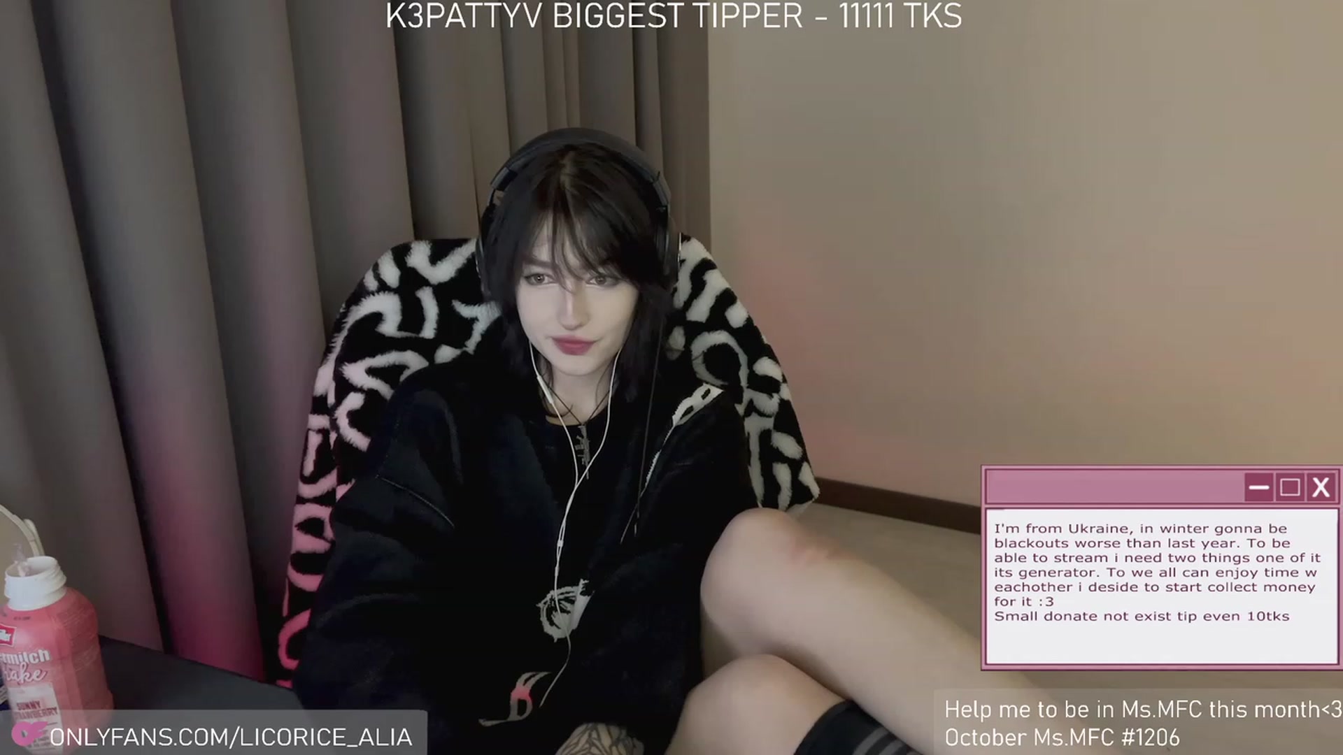 Gallery image thumbnail from Licorice_Alia's myfreecams stream on, 11/05/2023, 02:06 image 14 of 20
