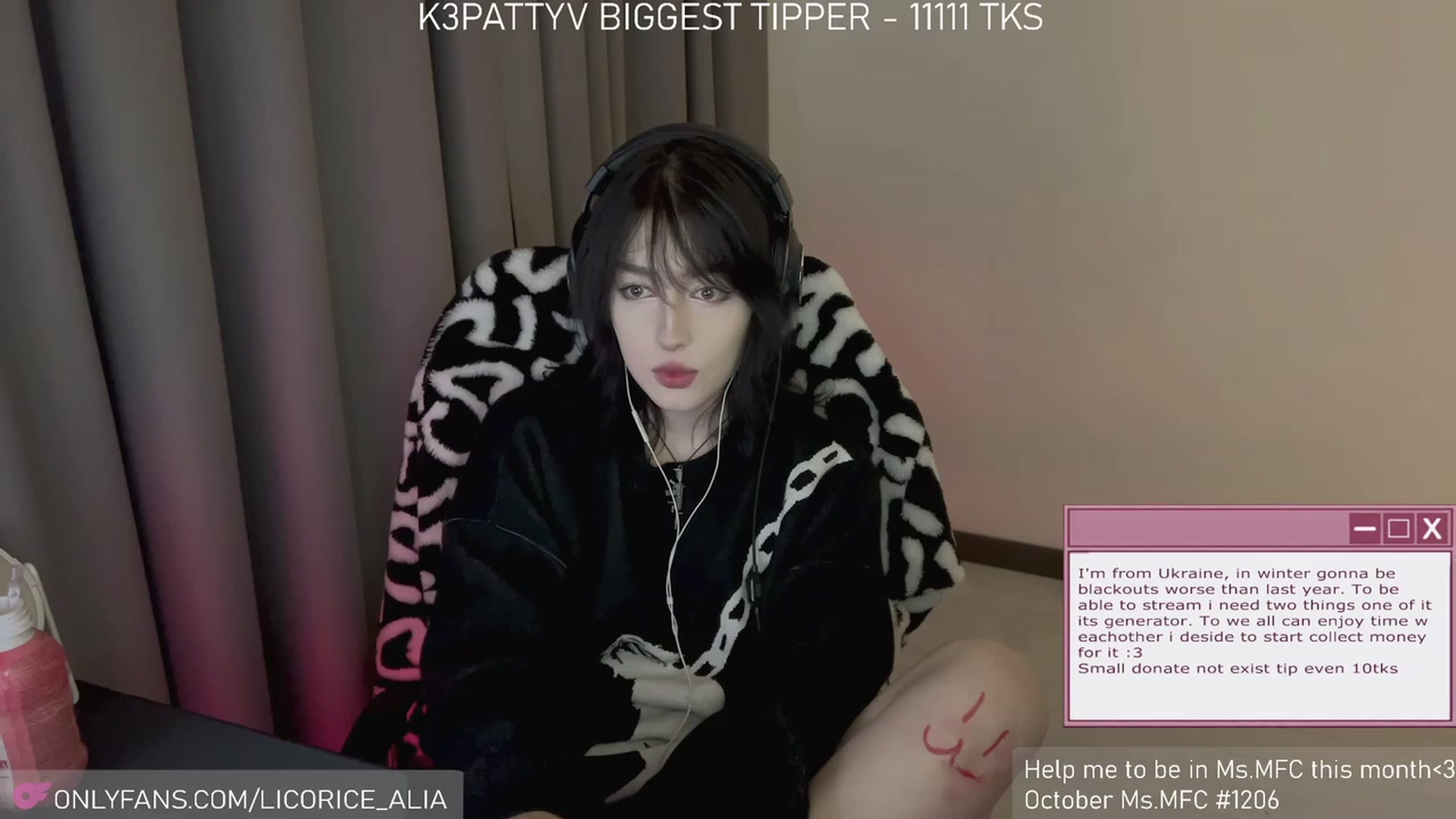 Gallery image thumbnail from Licorice_Alia's myfreecams stream on, 11/05/2023, 02:06 image 18 of 20