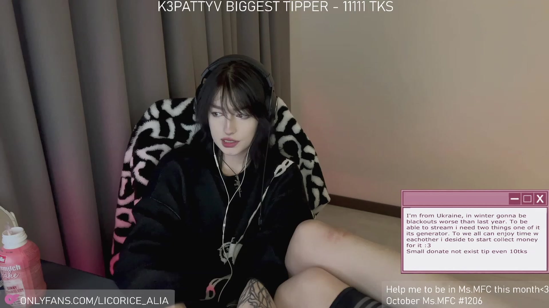 Gallery image thumbnail from Licorice_Alia's myfreecams stream on, 11/05/2023, 02:06 image 15 of 20