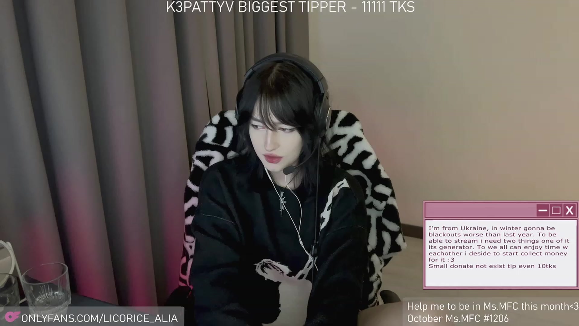 Gallery image thumbnail from Licorice_Alia's myfreecams stream on, 11/06/2023, 03:00 image 18 of 20