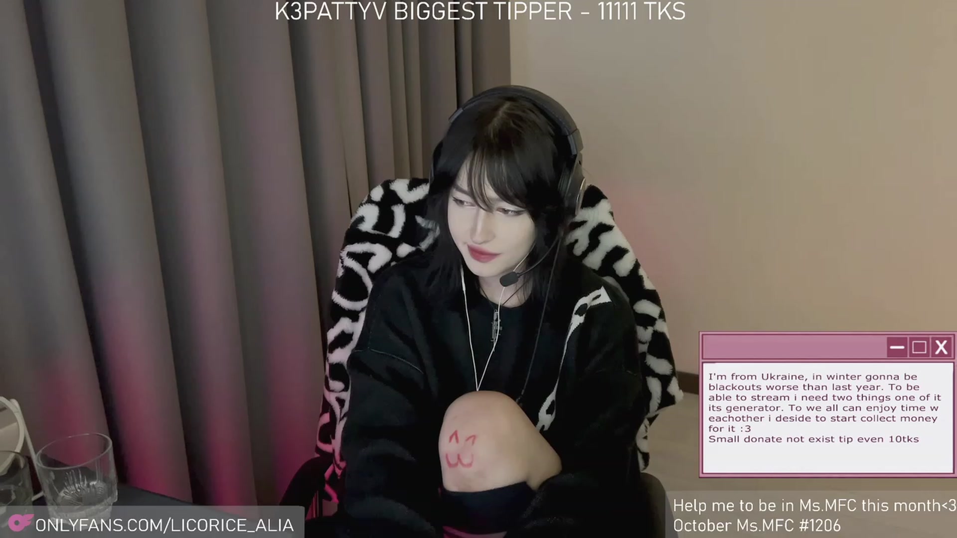 Gallery image thumbnail from Licorice_Alia's myfreecams stream on, 11/06/2023, 03:00 image 11 of 20