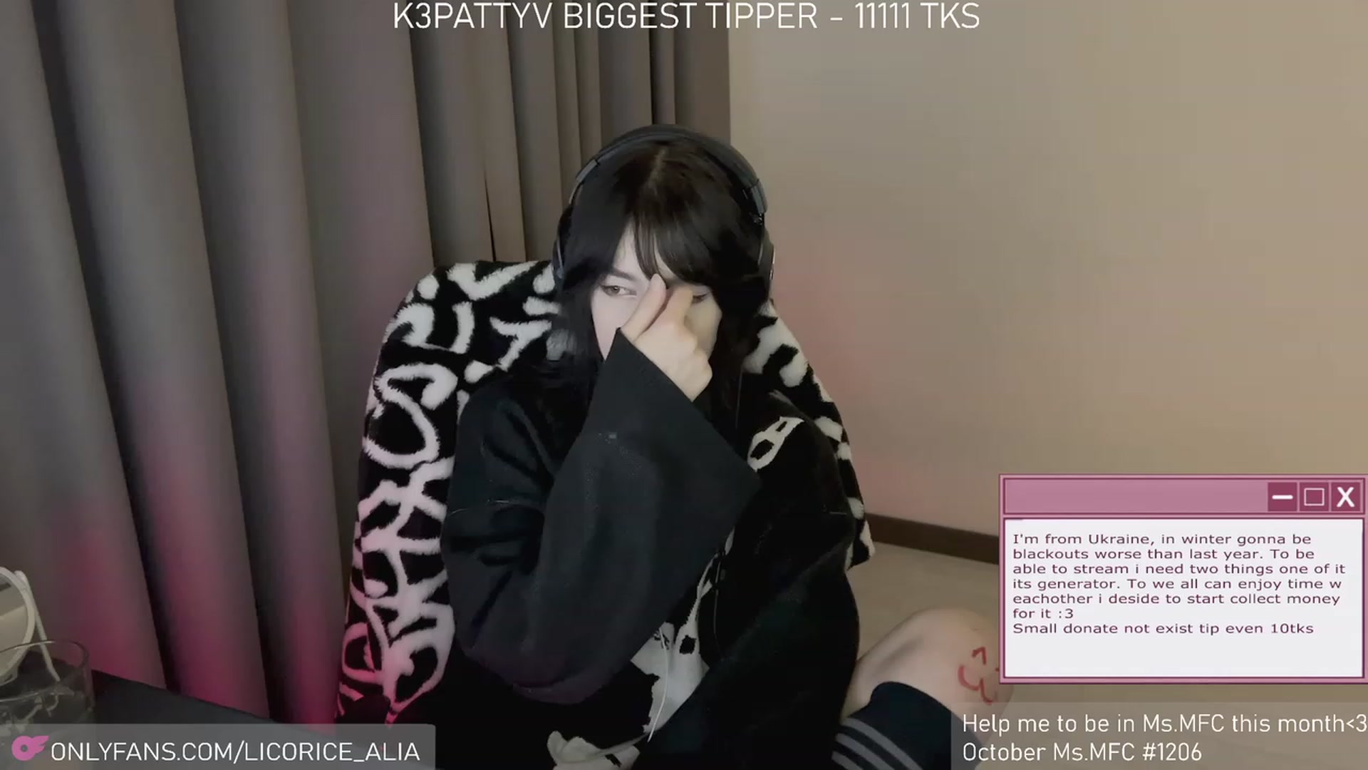 Gallery image thumbnail from Licorice_Alia's myfreecams stream on, 11/06/2023, 03:00 image 1 of 20