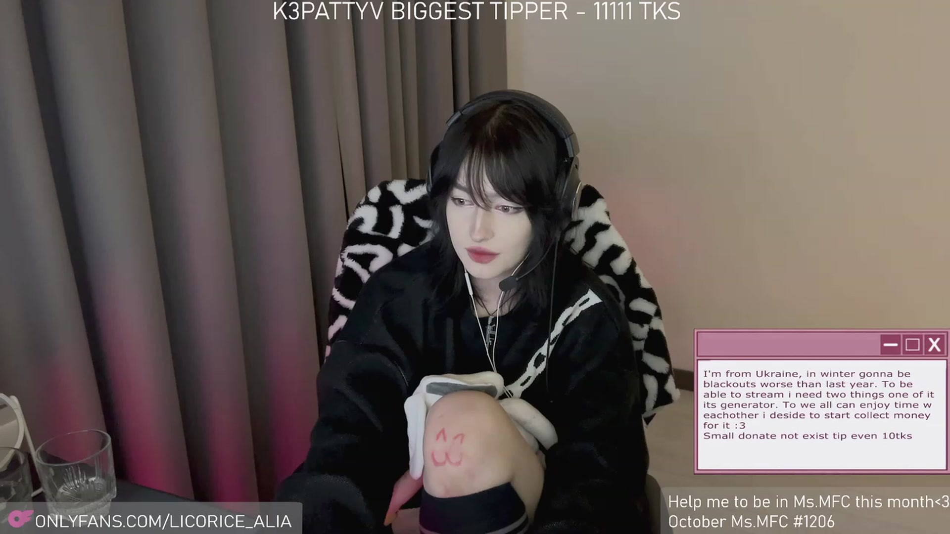 Gallery image thumbnail from Licorice_Alia's myfreecams stream on, 11/06/2023, 03:17 image 13 of 20
