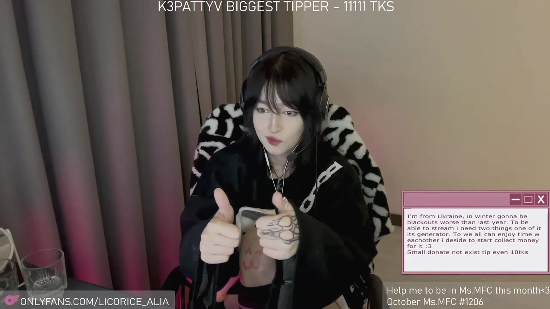 Gallery image thumbnail from Licorice_Alia's myfreecams stream on, 11/06/2023, 03:17 image 12 of 20