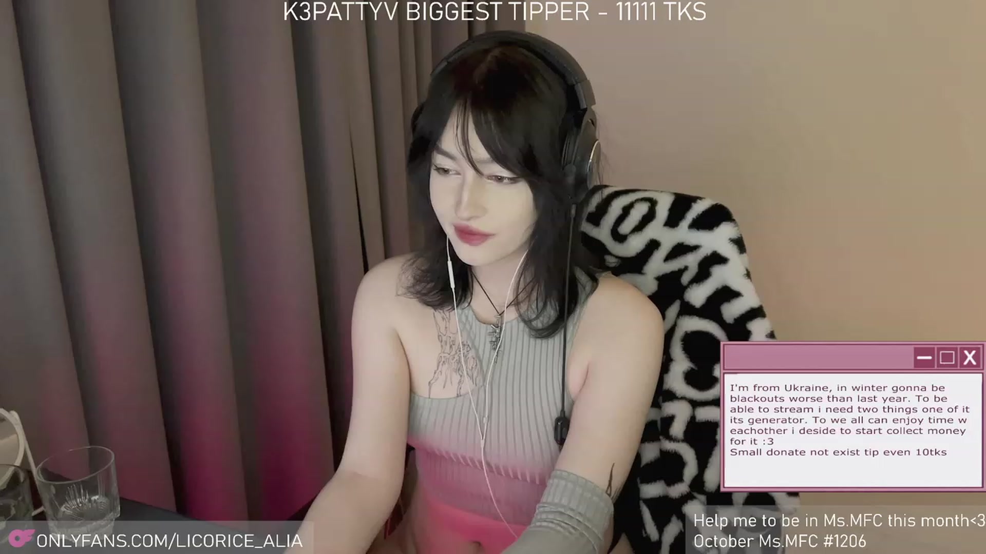 Gallery image thumbnail from Licorice_Alia's myfreecams stream on, 11/06/2023, 03:46 image 9 of 20
