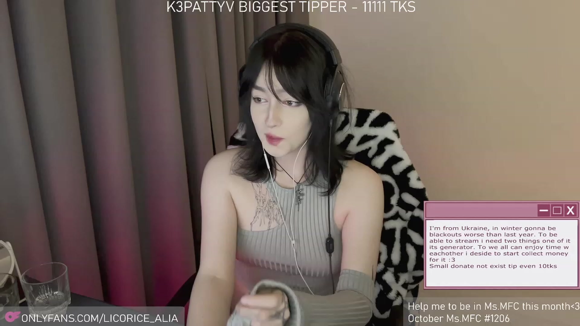 Gallery image thumbnail from Licorice_Alia's myfreecams stream on, 11/06/2023, 03:46 image 6 of 20
