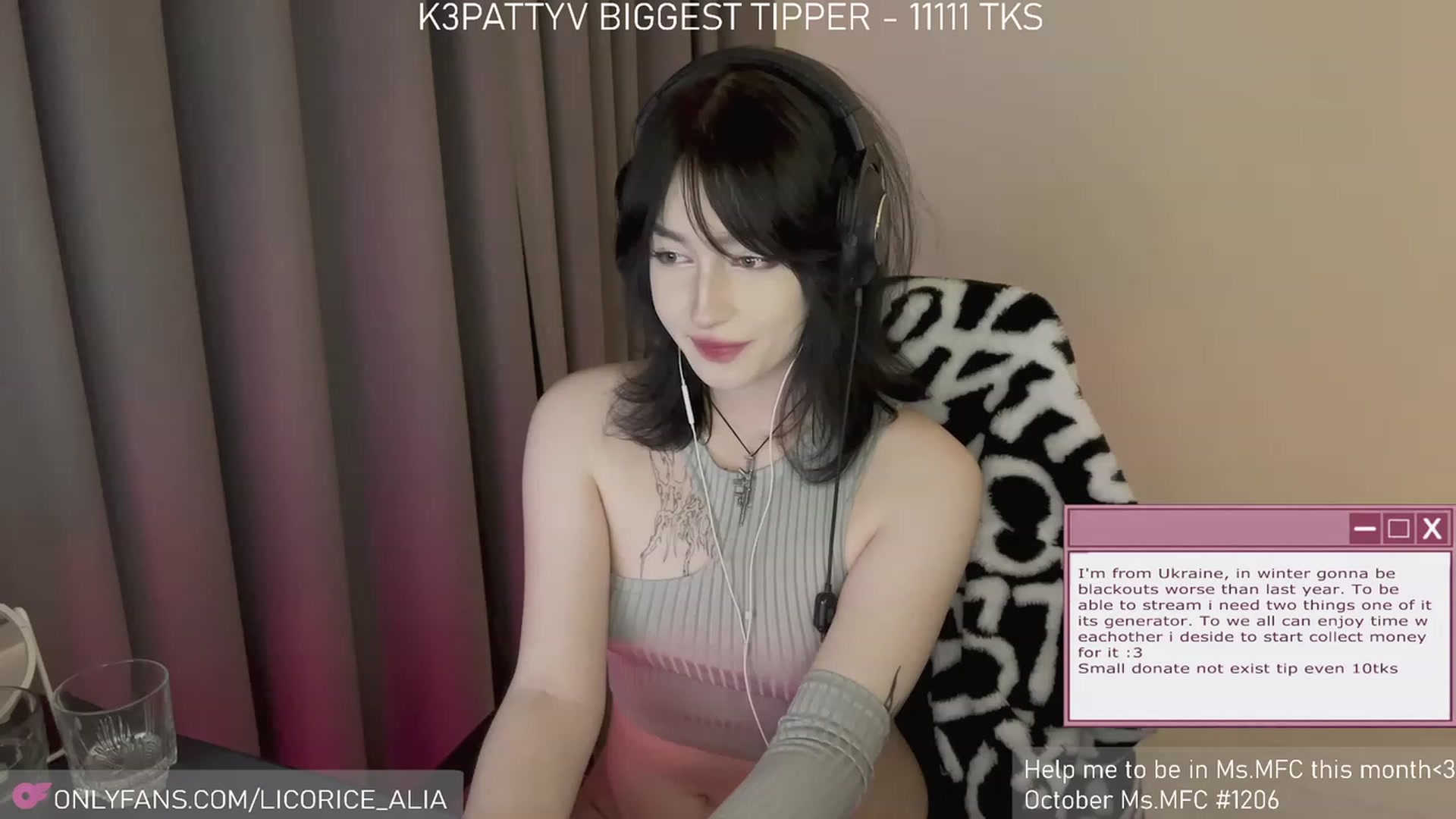 Gallery image thumbnail from Licorice_Alia's myfreecams stream on, 11/06/2023, 03:46 image 12 of 20
