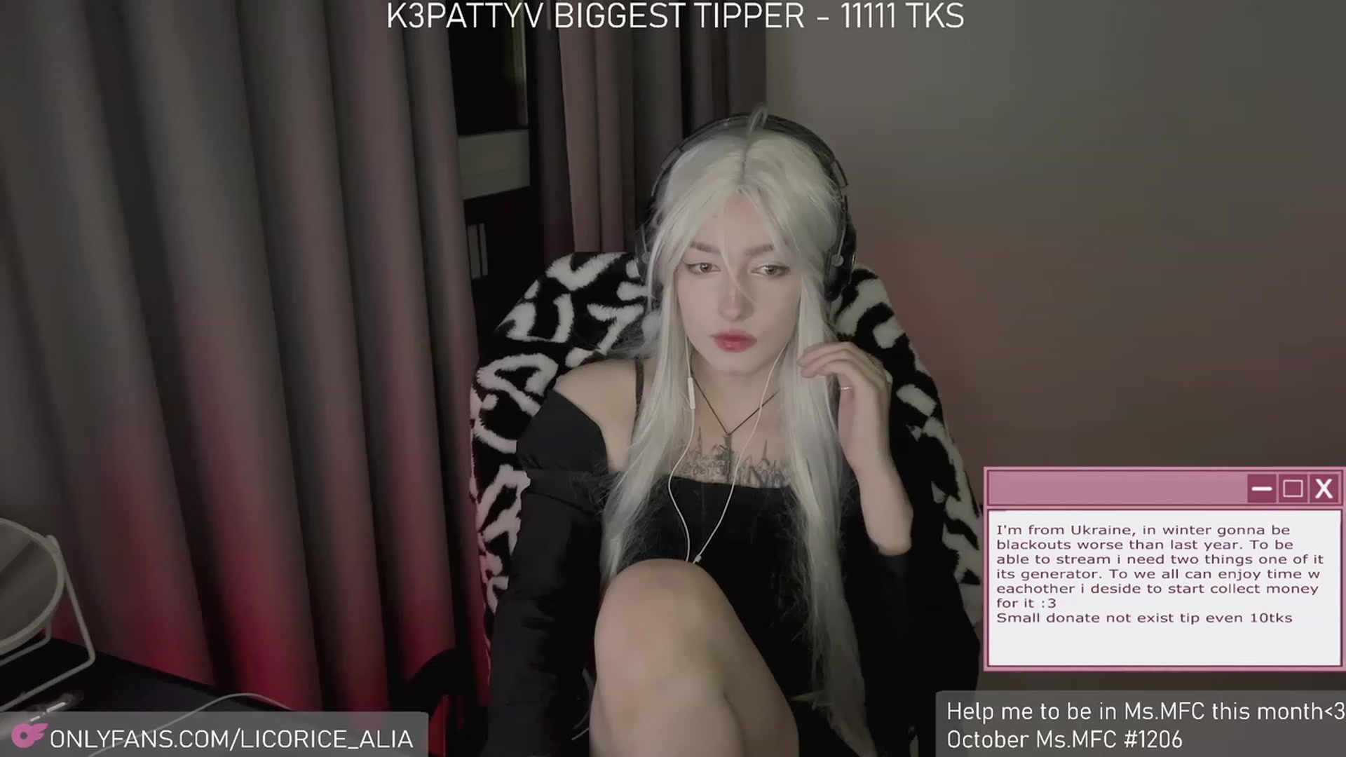 Gallery image thumbnail from Licorice_Alia's myfreecams stream on, 11/19/2023, 03:28 image 8 of 20