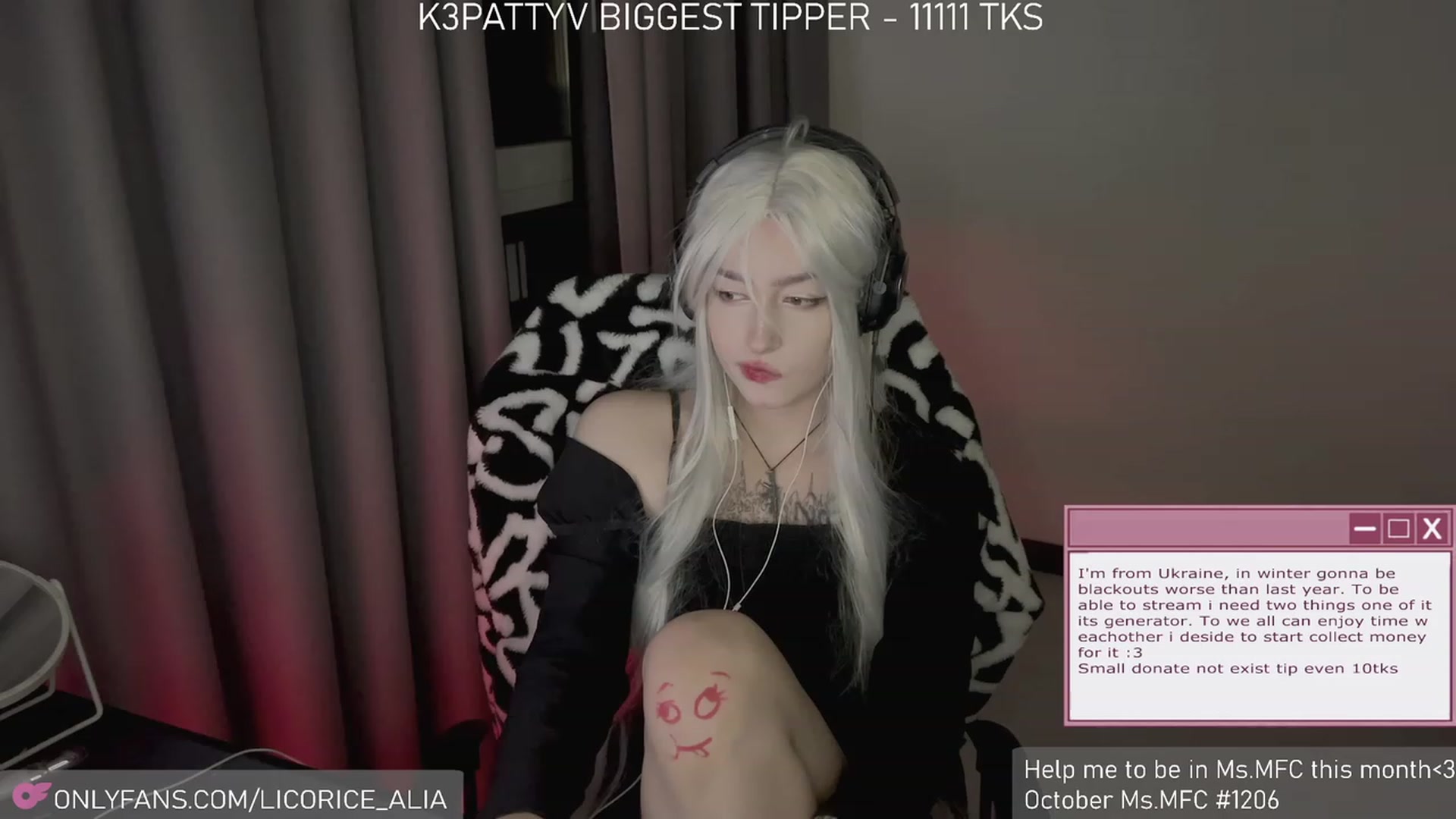 Gallery image thumbnail from Licorice_Alia's myfreecams stream on, 11/19/2023, 03:28 image 11 of 20