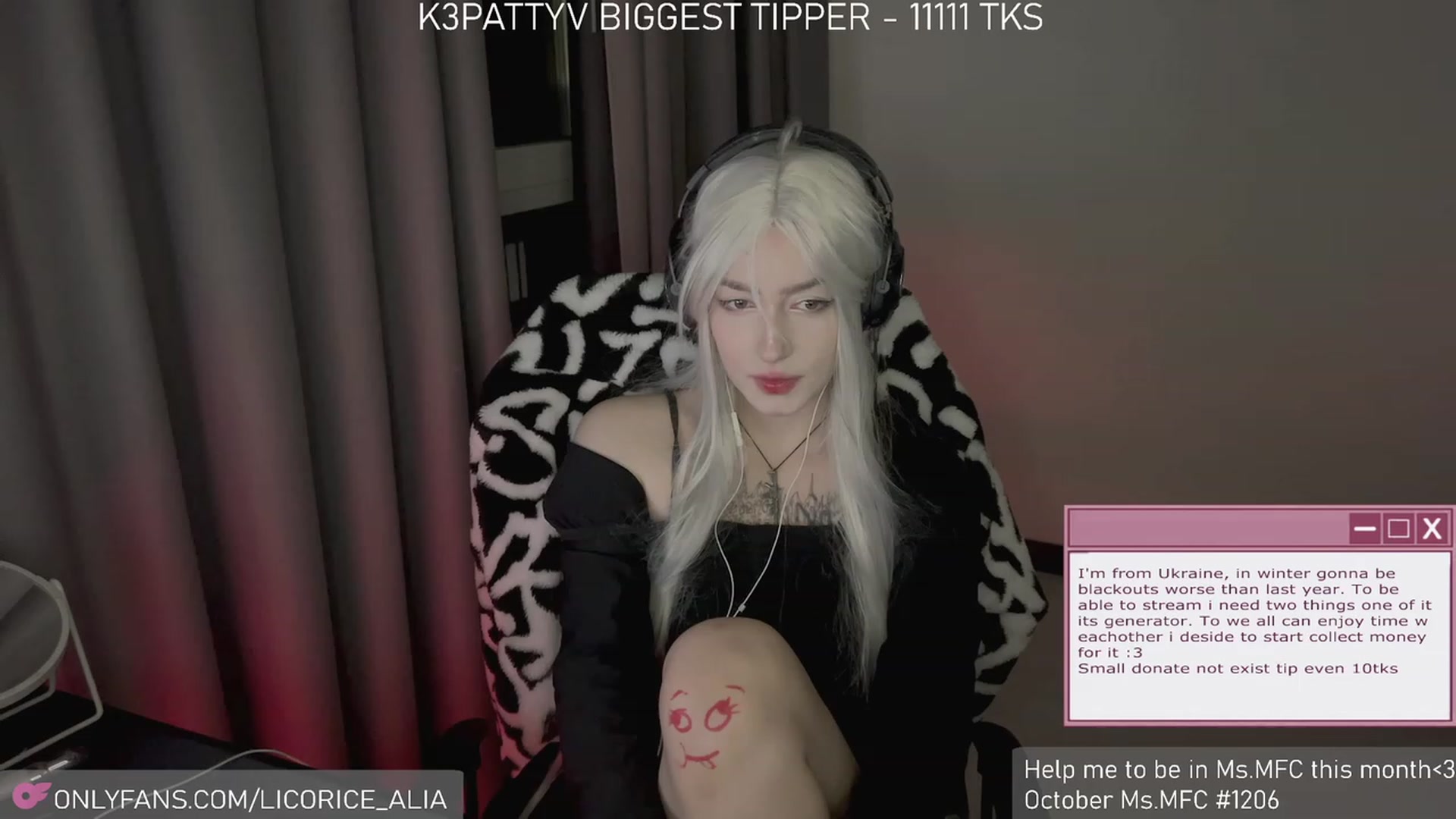 Gallery image thumbnail from Licorice_Alia's myfreecams stream on, 11/19/2023, 03:28 image 10 of 20