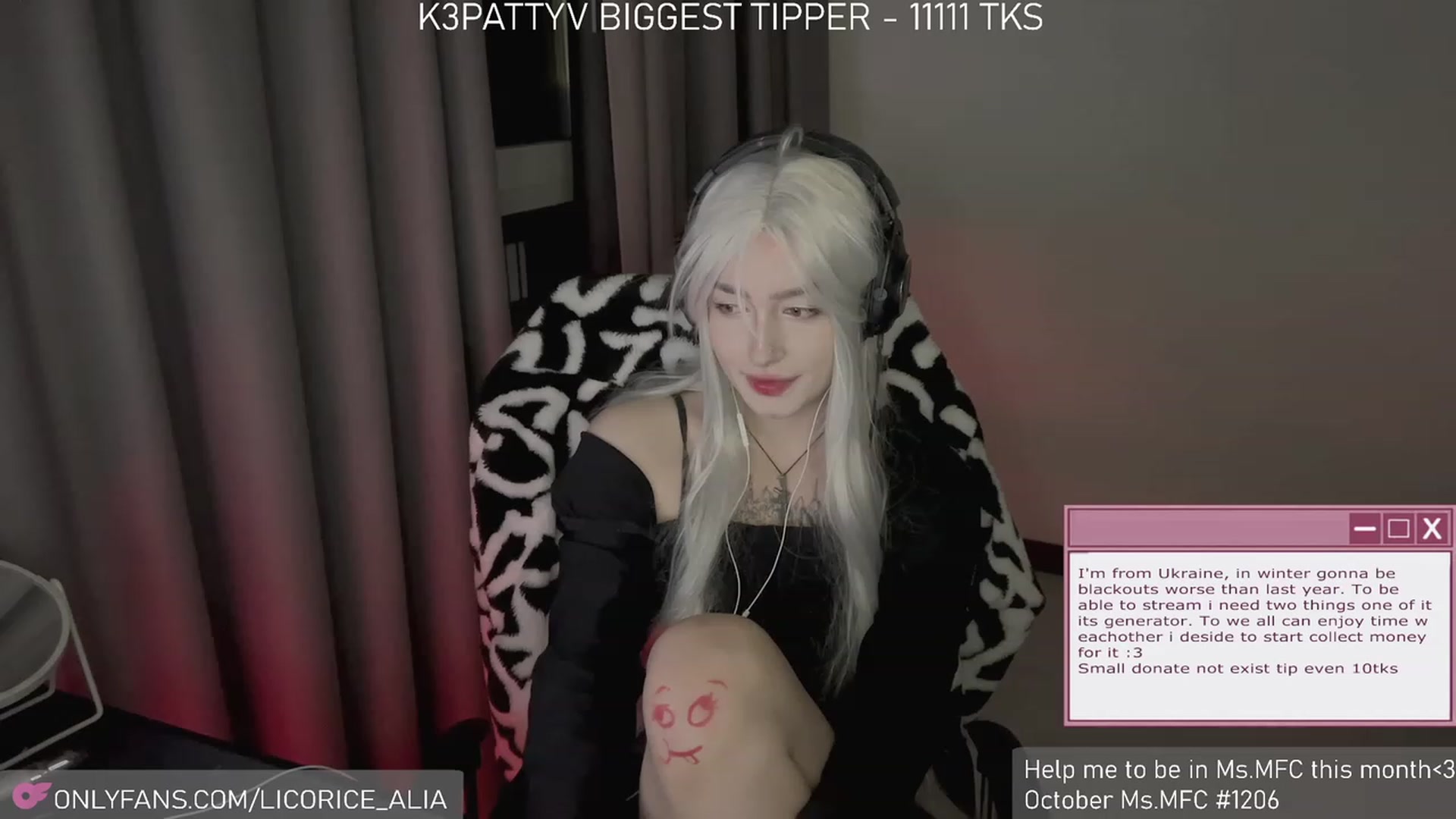 Gallery image thumbnail from Licorice_Alia's myfreecams stream on, 11/19/2023, 03:28 image 17 of 20