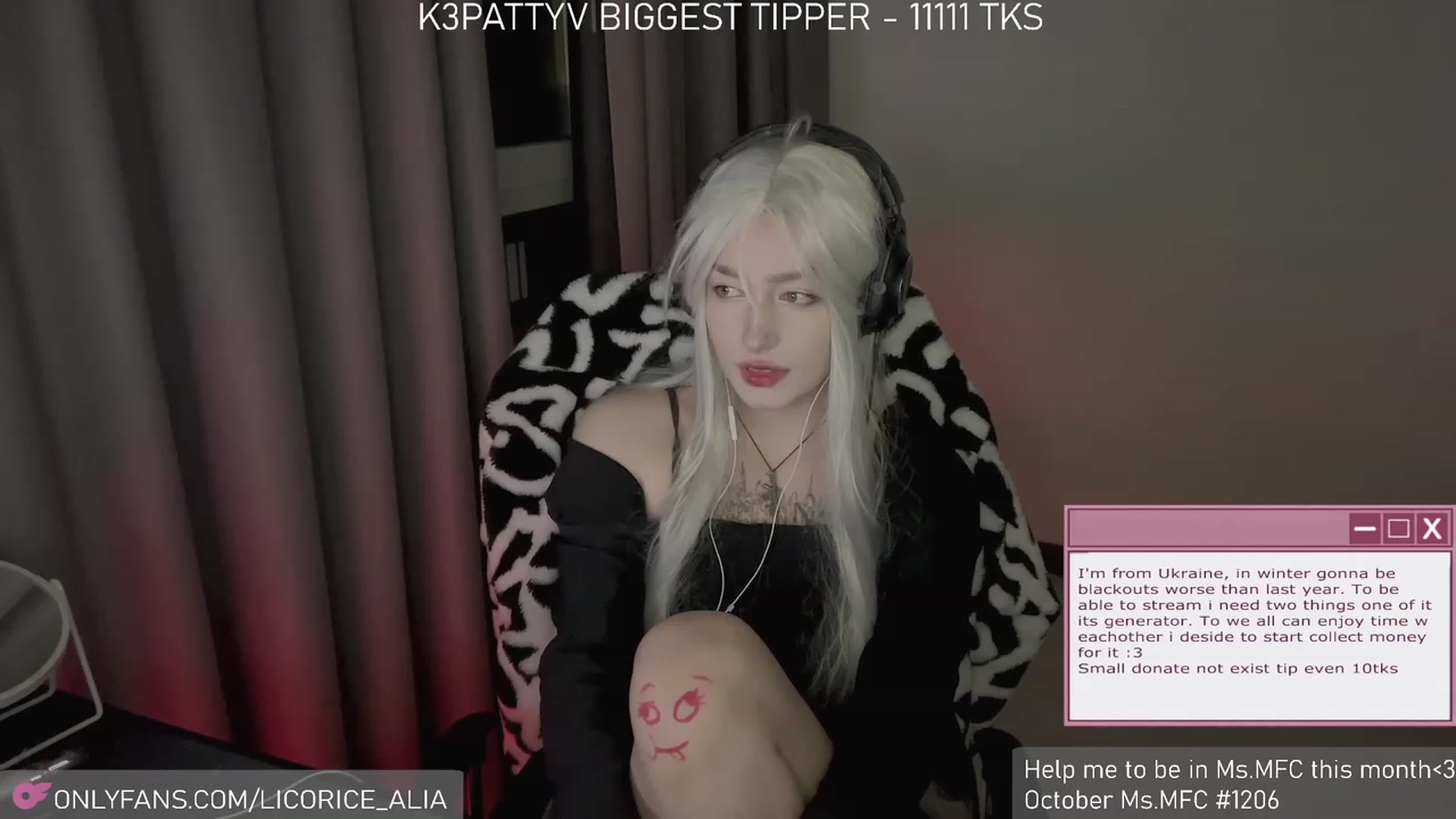 Gallery image thumbnail from Licorice_Alia's myfreecams stream on, 11/19/2023, 03:28 image 16 of 20