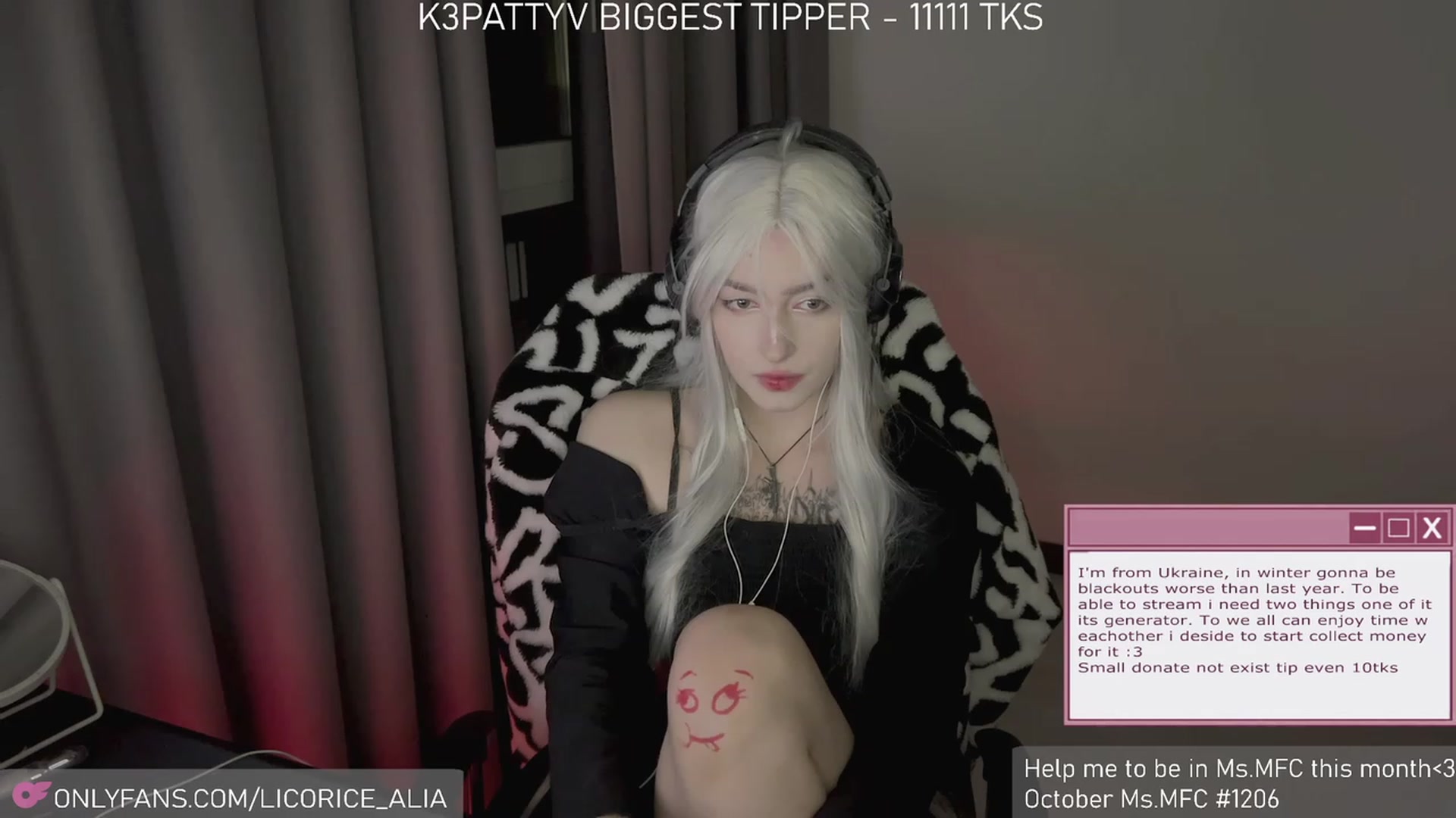 Gallery image thumbnail from Licorice_Alia's myfreecams stream on, 11/19/2023, 03:28 image 9 of 20