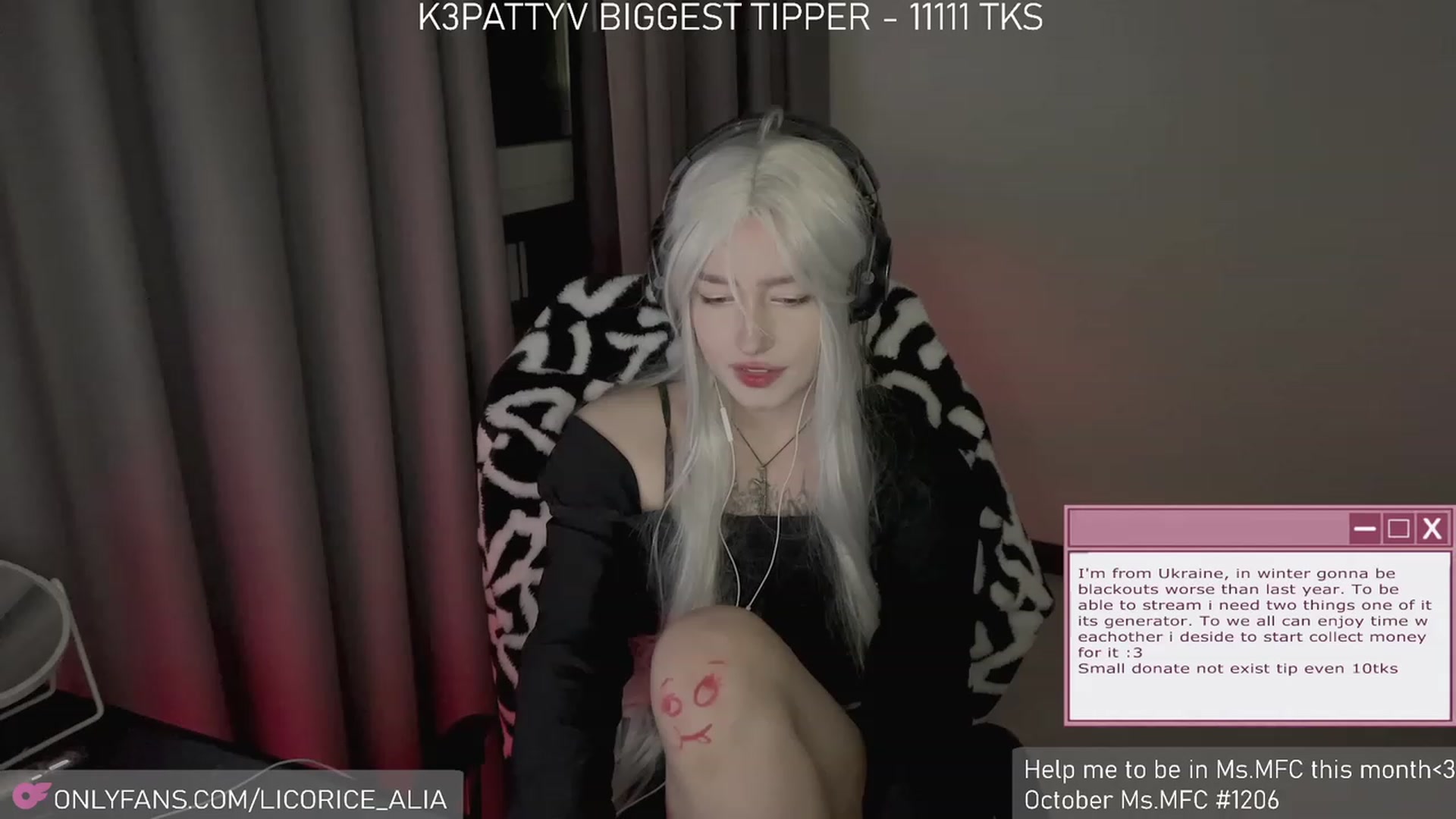 Gallery image thumbnail from Licorice_Alia's myfreecams stream on, 11/19/2023, 03:28 image 20 of 20