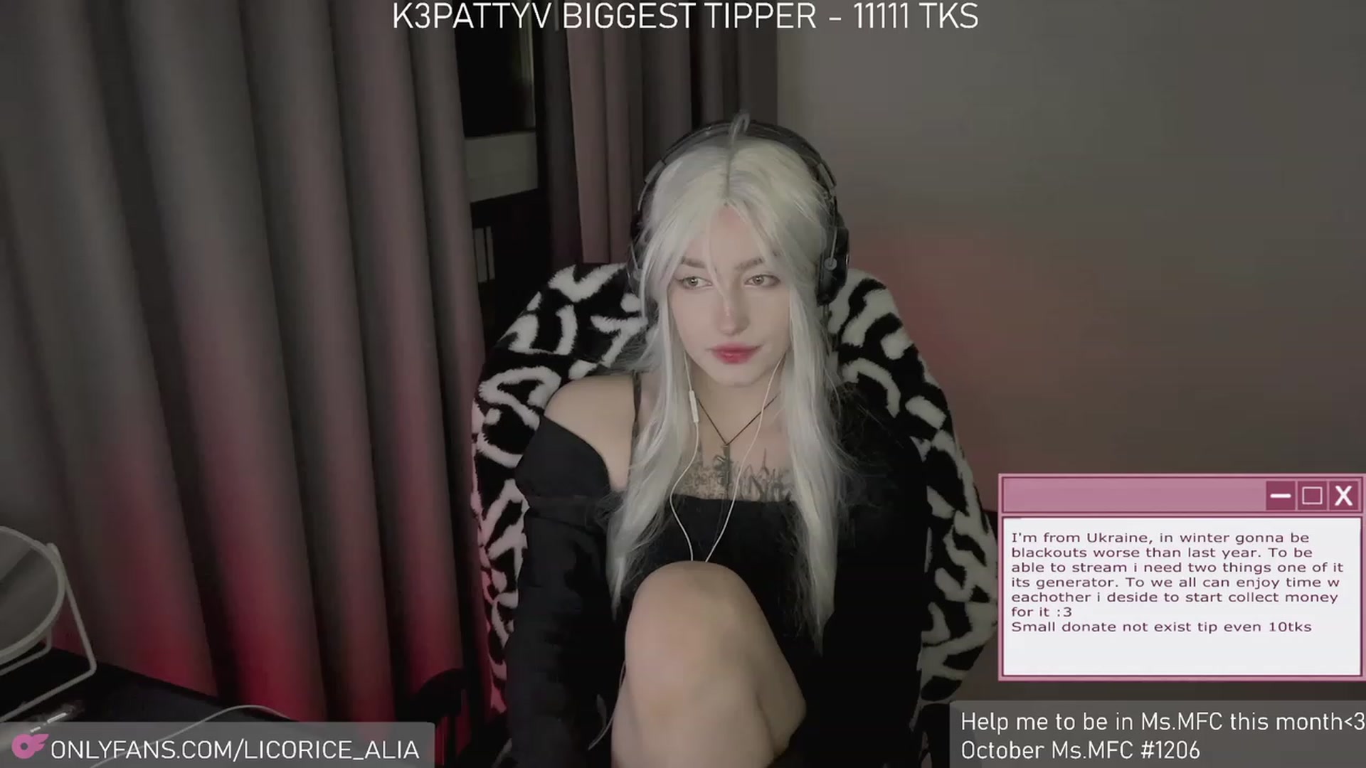 Gallery image thumbnail from Licorice_Alia's myfreecams stream on, 11/19/2023, 03:28 image 7 of 20