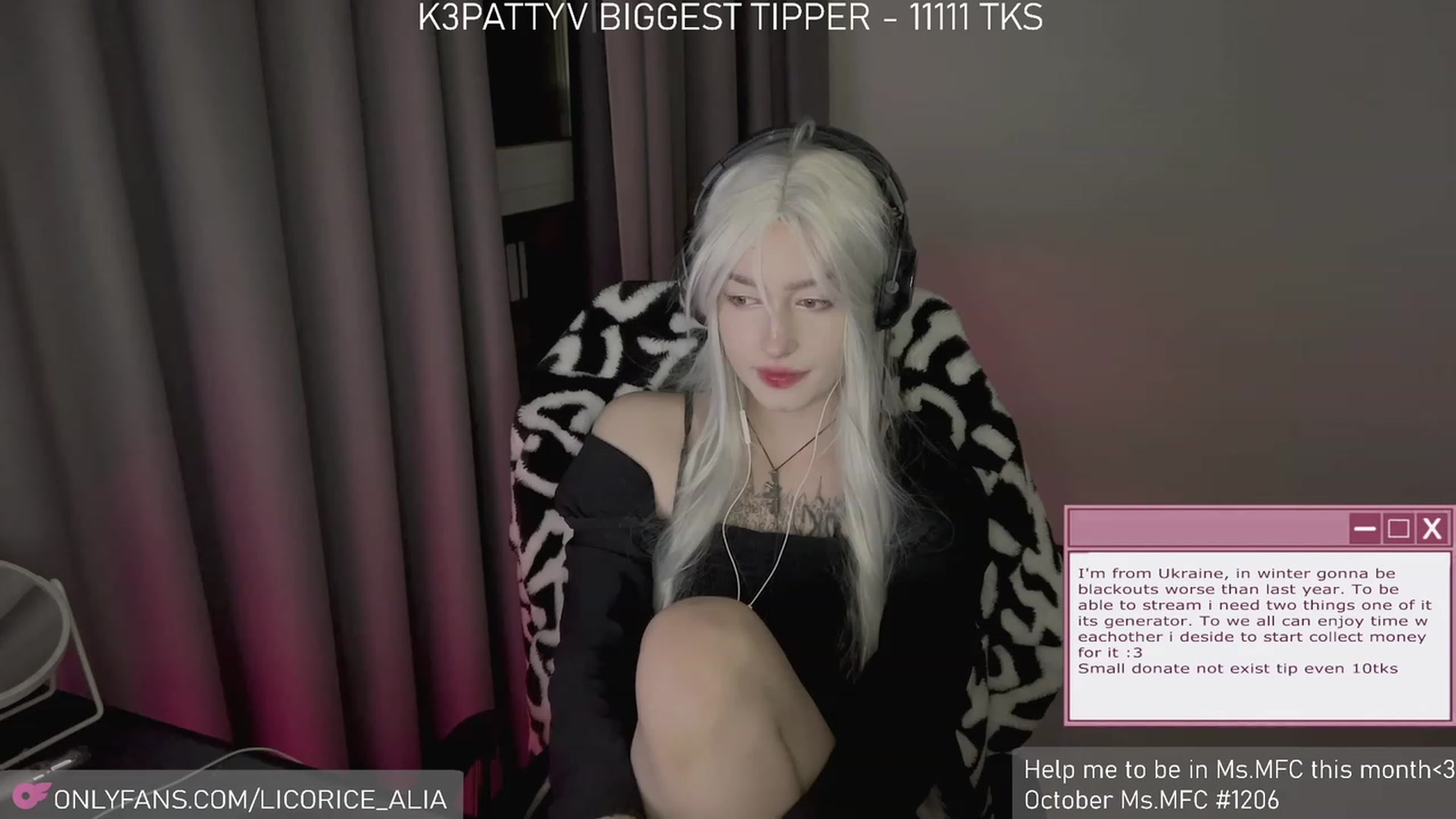 Gallery image thumbnail from Licorice_Alia's myfreecams stream on, 11/19/2023, 03:28 image 4 of 20