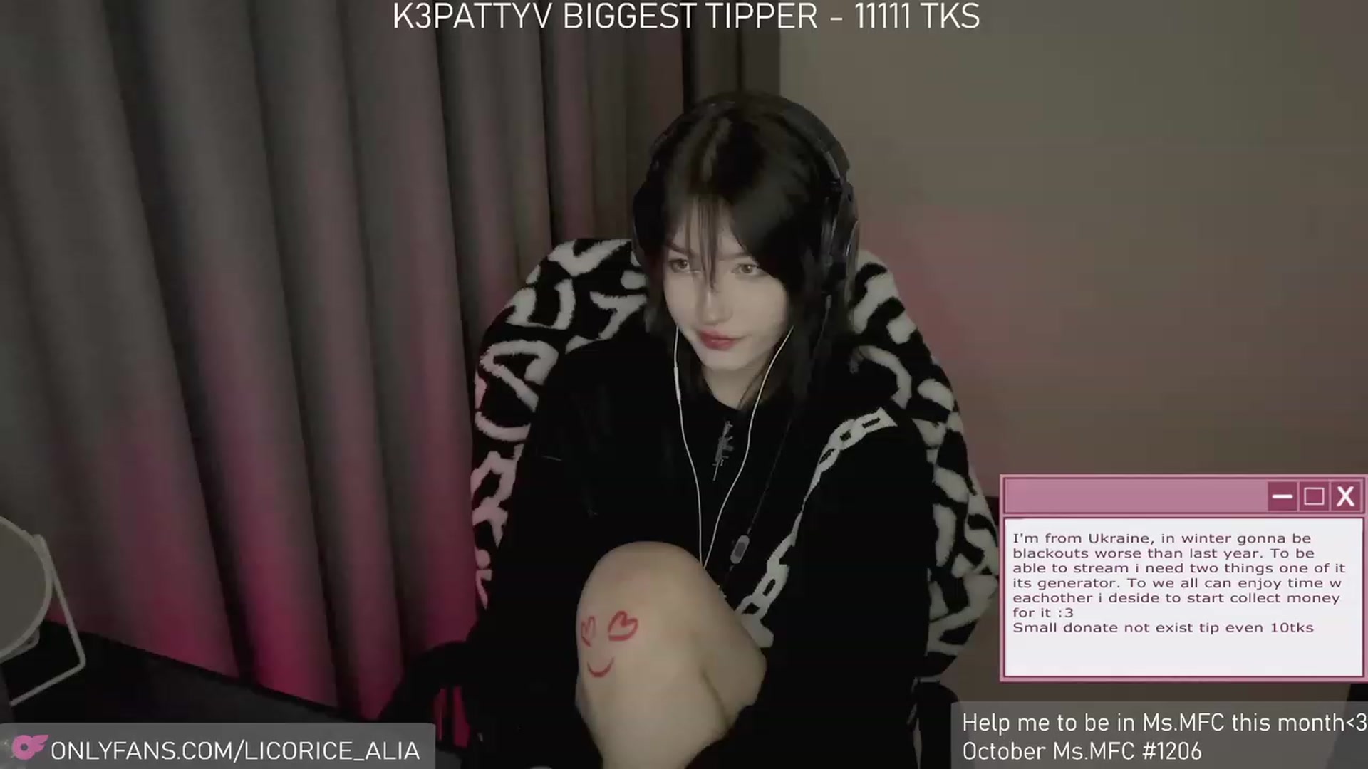 Gallery image thumbnail from Licorice_Alia's myfreecams stream on, 11/20/2023, 02:01 image 8 of 20