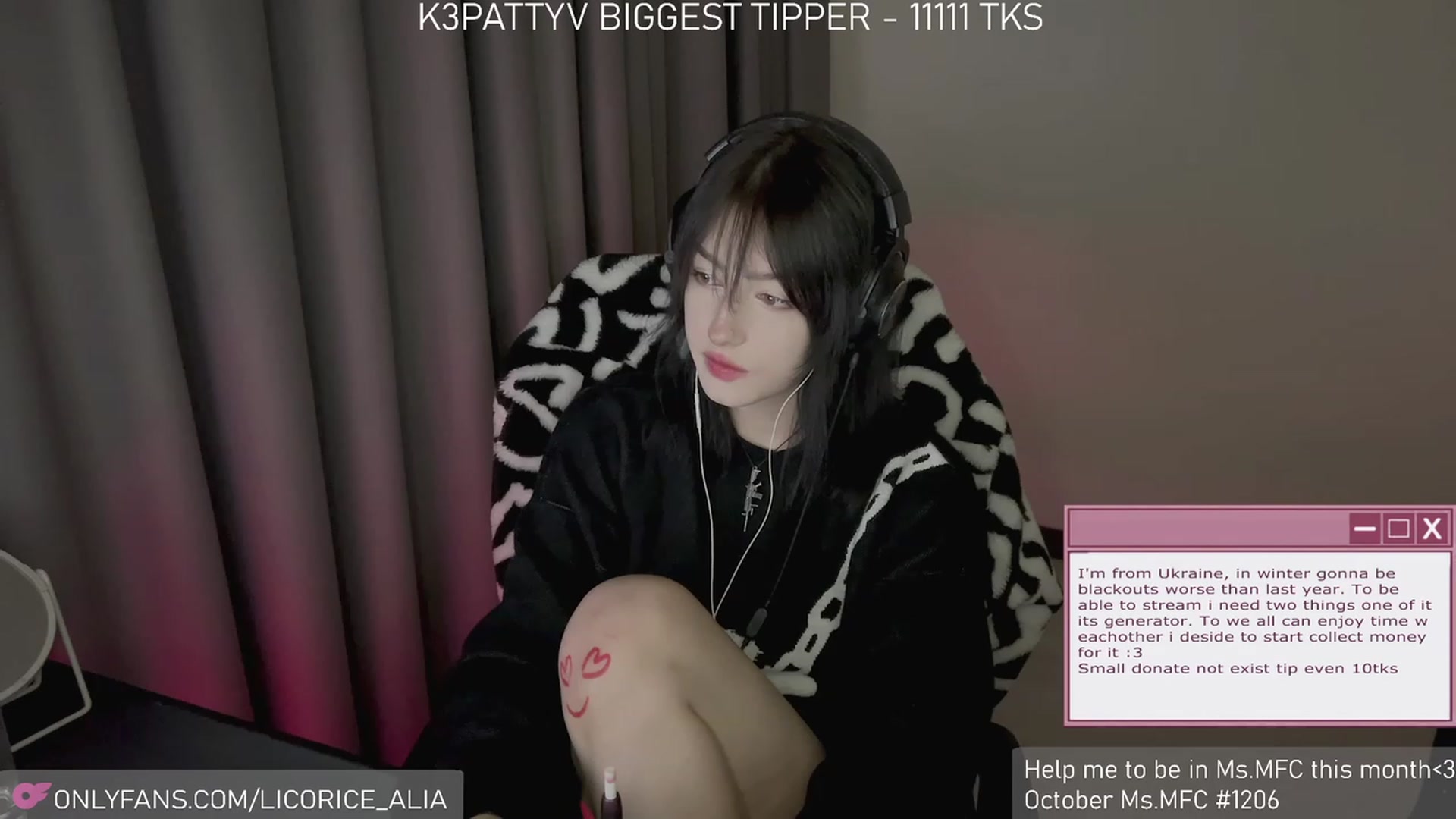 Gallery image thumbnail from Licorice_Alia's myfreecams stream on, 11/20/2023, 02:01 image 9 of 20