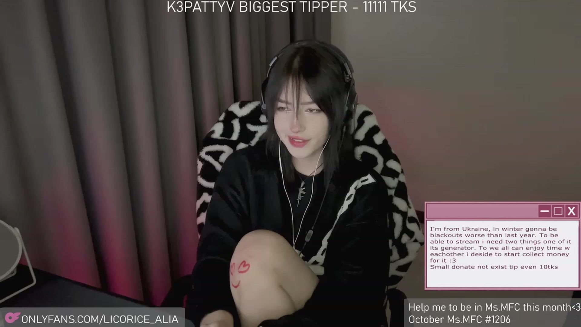 Gallery image thumbnail from Licorice_Alia's myfreecams stream on, 11/20/2023, 02:01 image 6 of 20