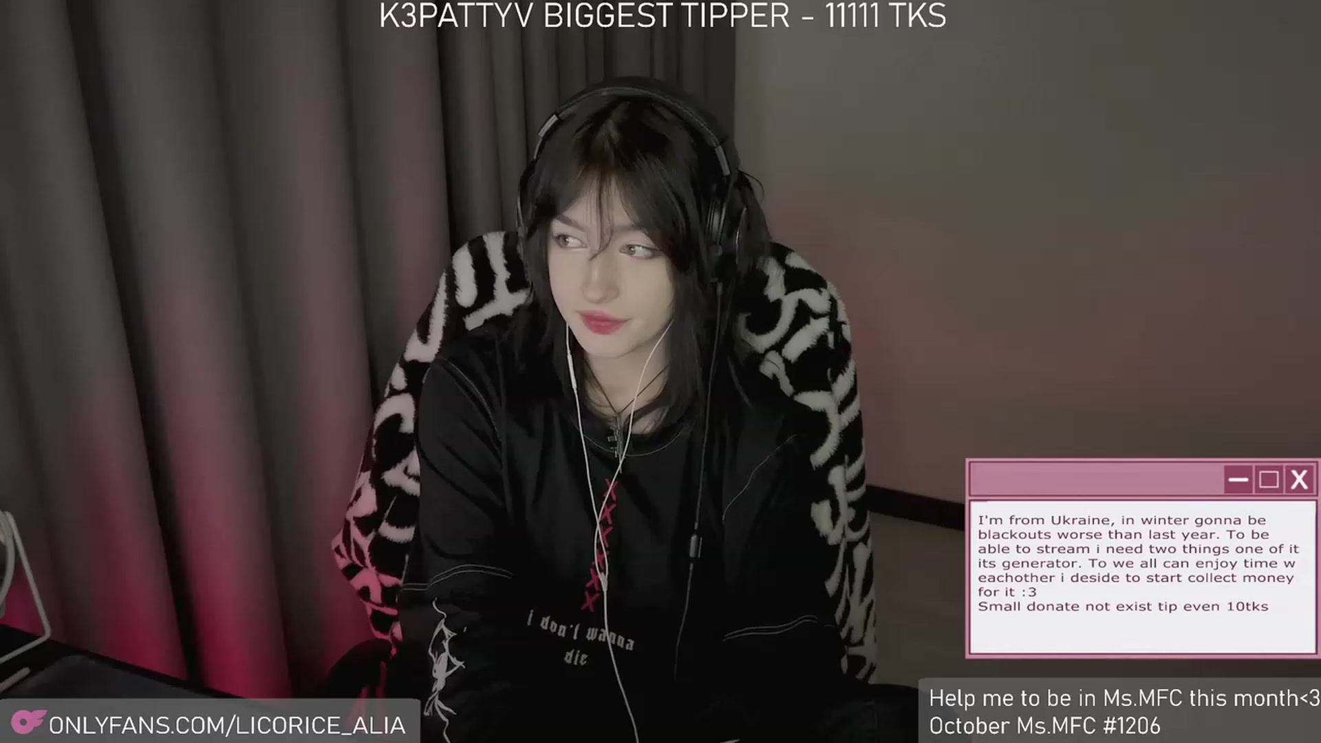 Gallery image thumbnail from Licorice_Alia's myfreecams stream on, 11/25/2023, 01:32 image 11 of 20