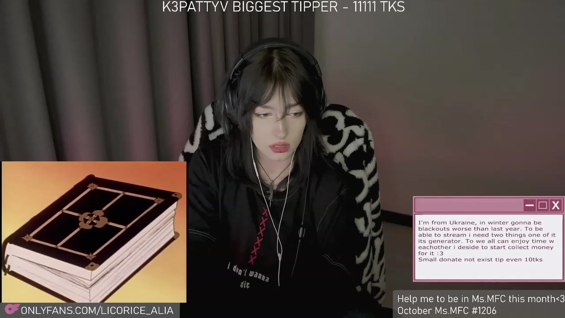 Gallery image thumbnail from Licorice_Alia's myfreecams stream on, 11/25/2023, 01:32 image 17 of 20