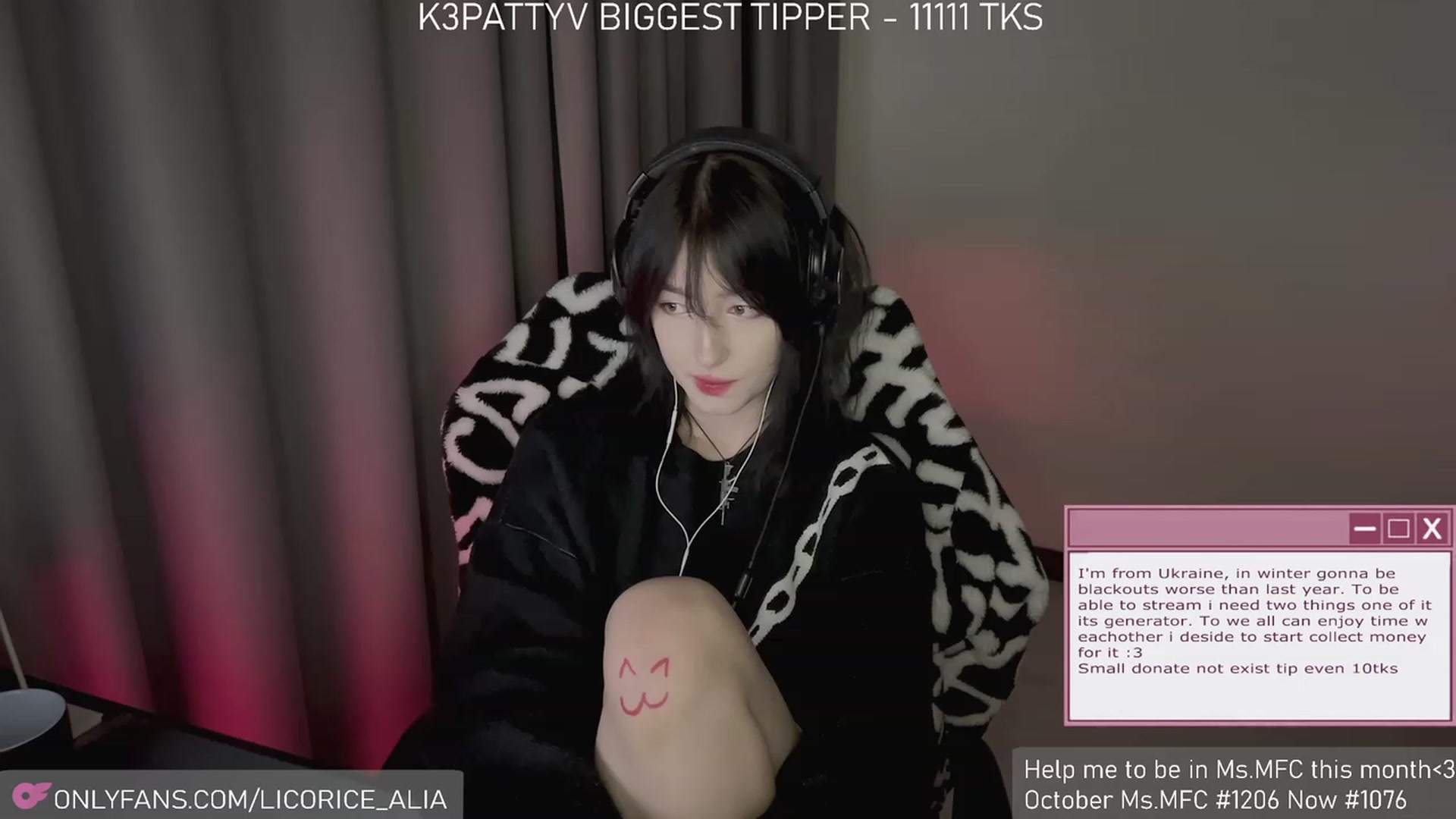 Gallery image thumbnail from Licorice_Alia's myfreecams stream on, 11/26/2023, 03:06 image 12 of 20