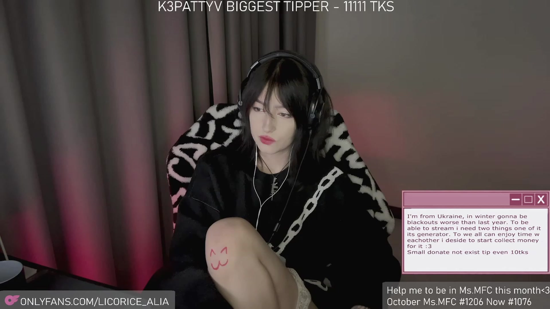 Gallery image thumbnail from Licorice_Alia's myfreecams stream on, 11/26/2023, 03:06 image 15 of 20