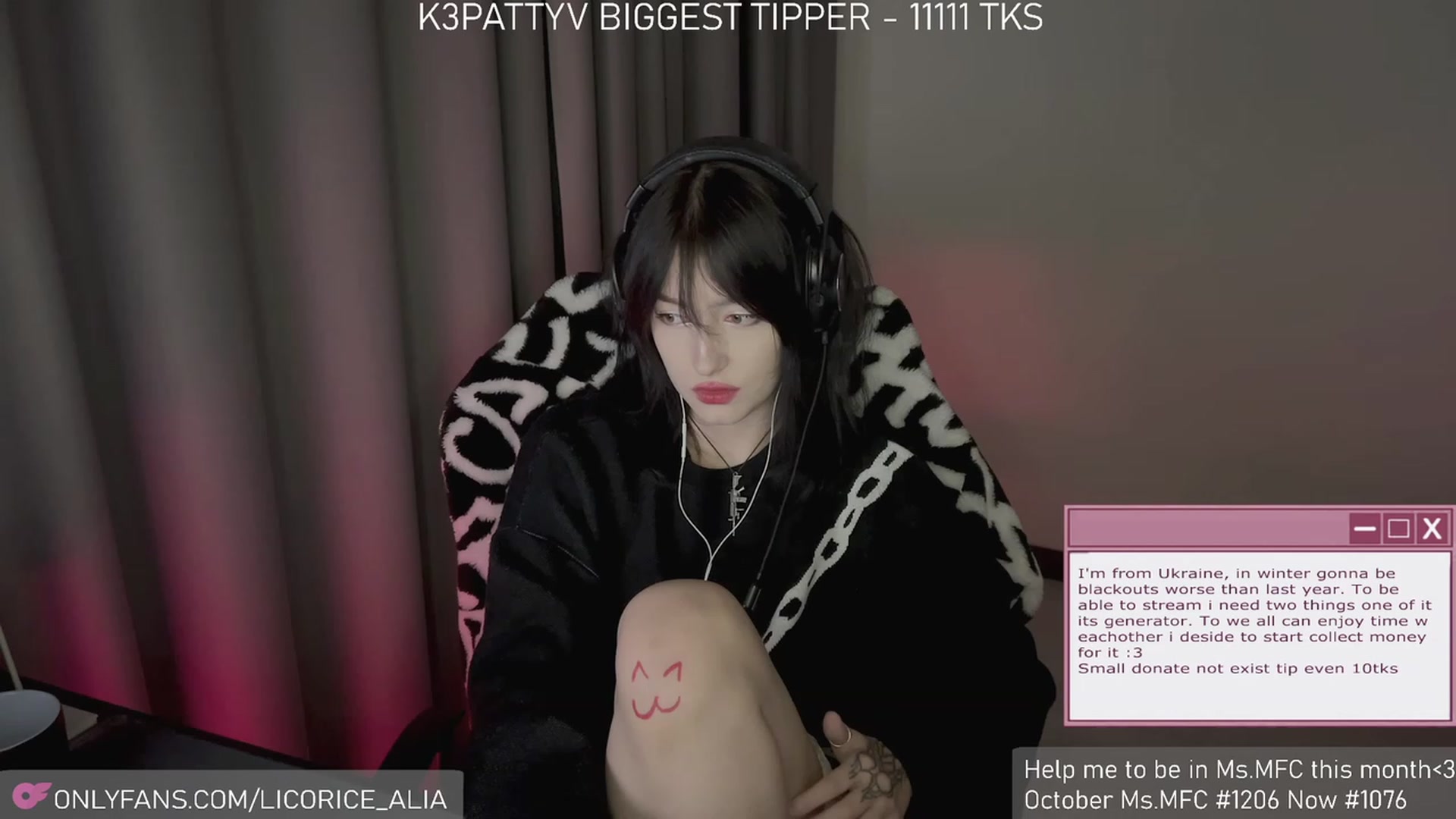 Gallery image thumbnail from Licorice_Alia's myfreecams stream on, 11/26/2023, 03:06 image 18 of 20