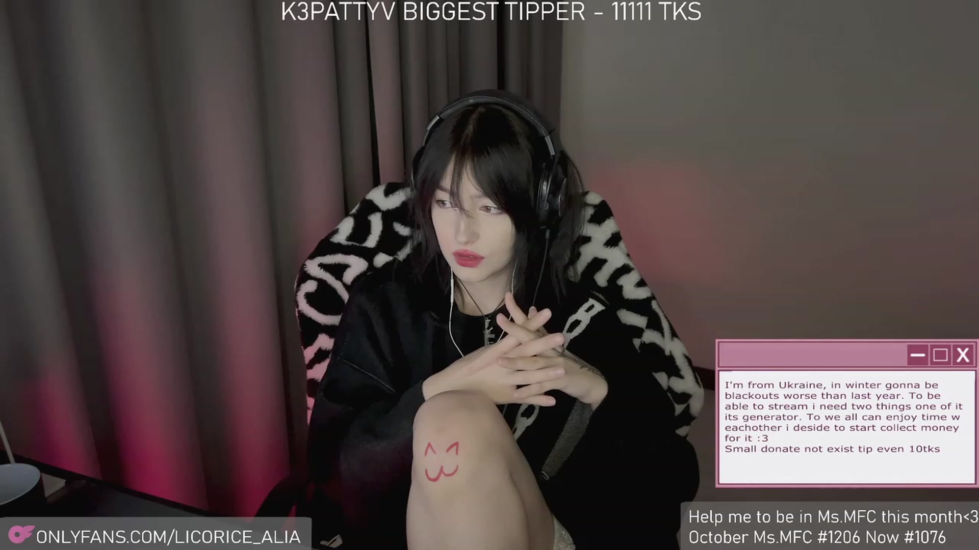 Gallery image thumbnail from Licorice_Alia's myfreecams stream on, 11/26/2023, 03:06 image 17 of 20