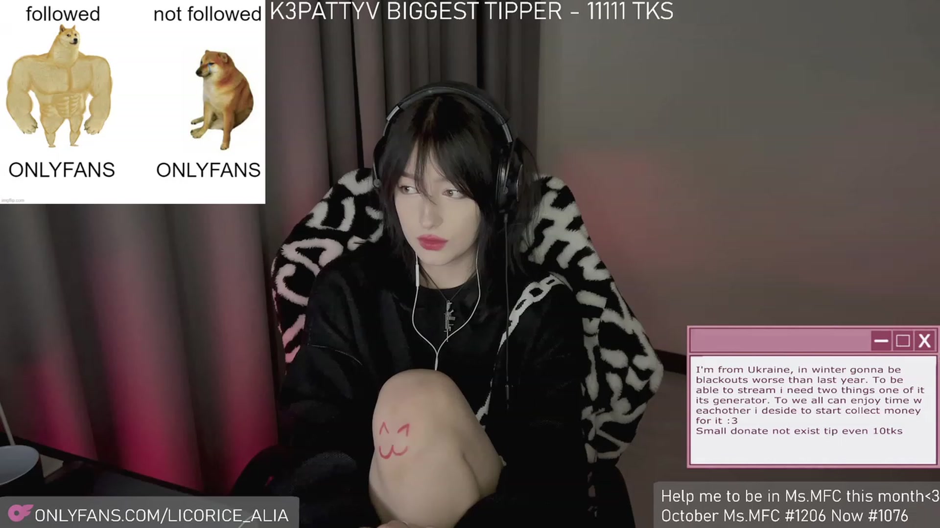 Gallery image thumbnail from Licorice_Alia's myfreecams stream on, 11/26/2023, 03:40 image 18 of 20
