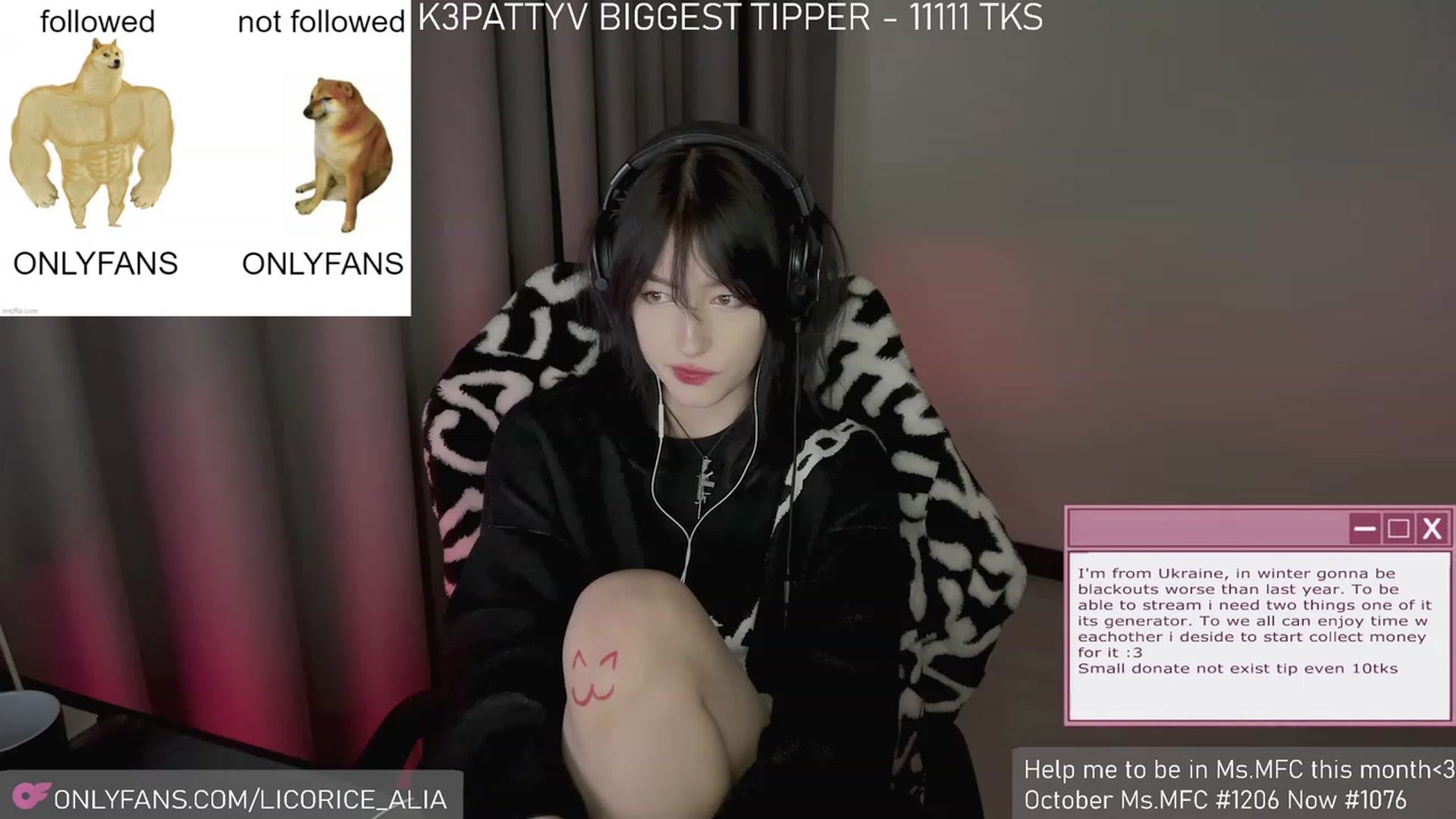 Gallery image thumbnail from Licorice_Alia's myfreecams stream on, 11/26/2023, 03:40 image 14 of 20