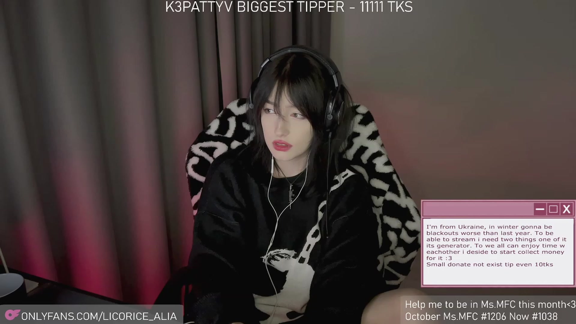 Gallery image thumbnail from Licorice_Alia's myfreecams stream on, 11/26/2023, 04:16 image 18 of 20