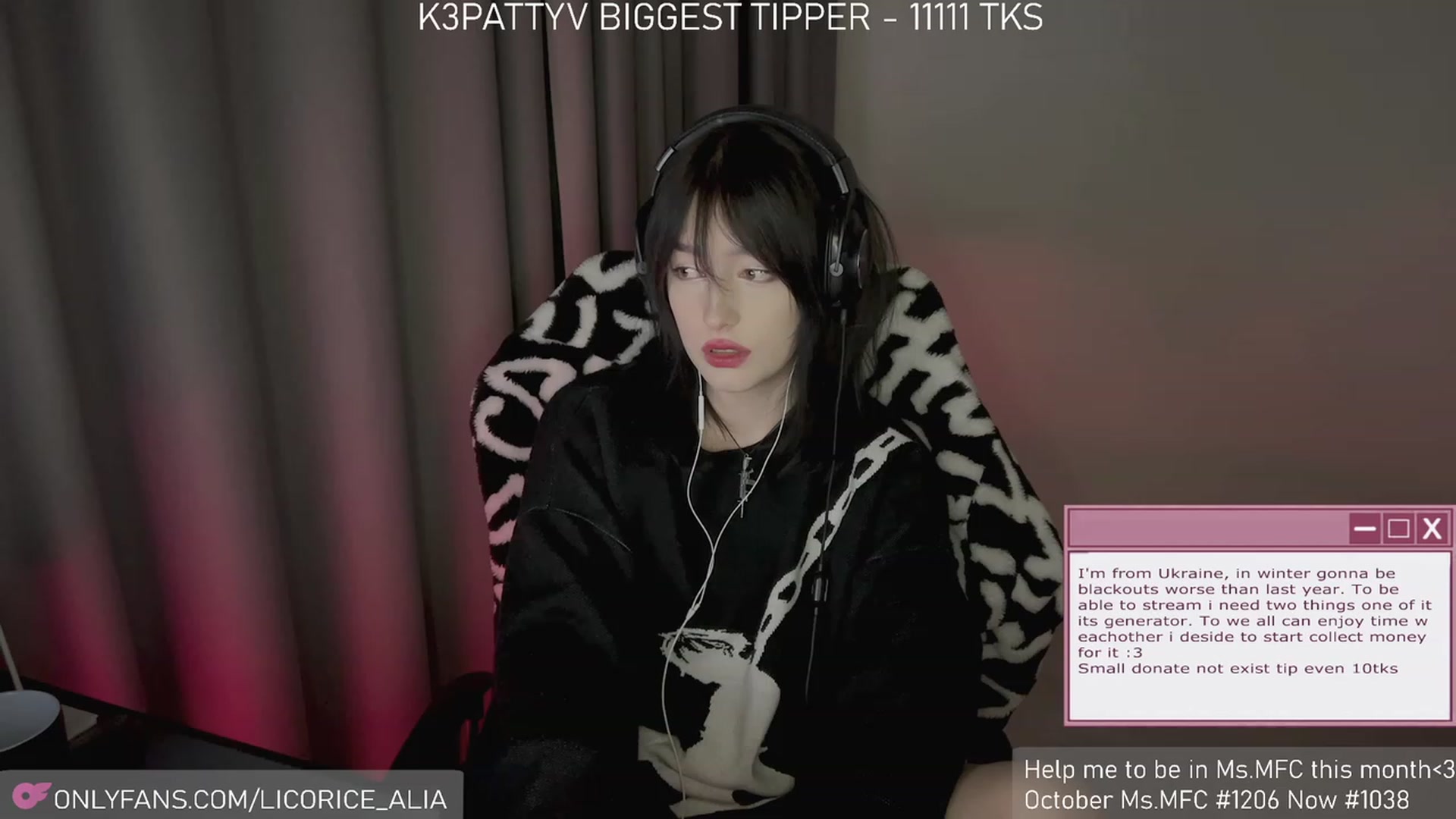 Gallery image thumbnail from Licorice_Alia's myfreecams stream on, 11/26/2023, 04:16 image 16 of 20