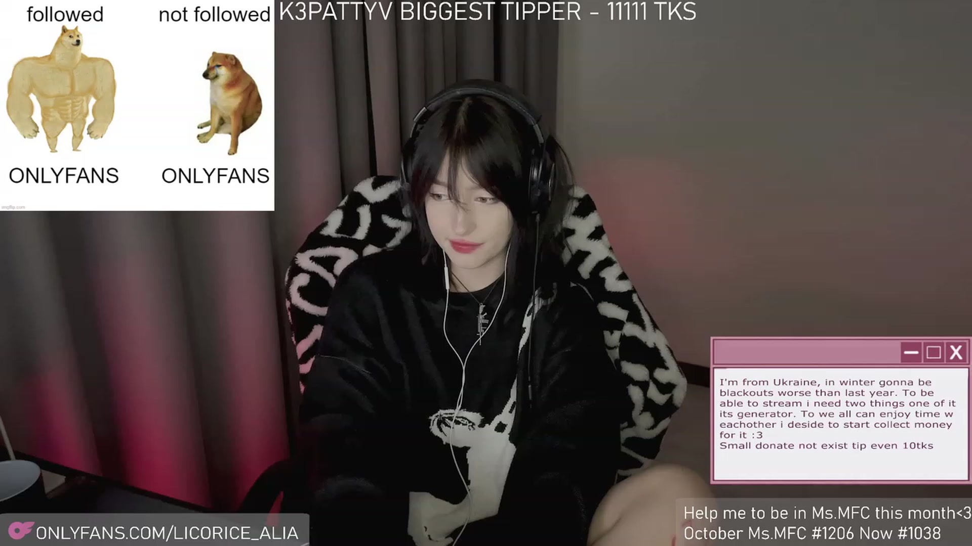 Gallery image thumbnail from Licorice_Alia's myfreecams stream on, 11/26/2023, 04:16 image 3 of 20