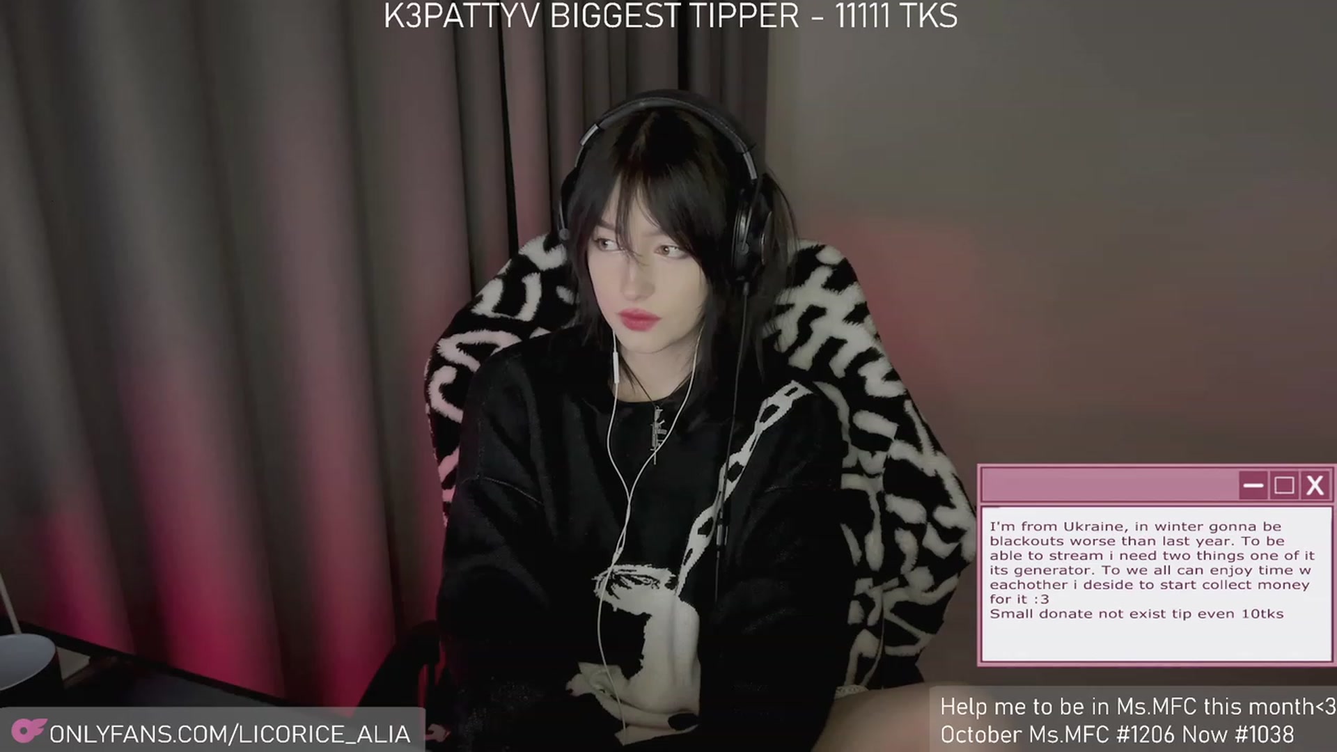 Gallery image thumbnail from Licorice_Alia's myfreecams stream on, 11/26/2023, 04:16 image 15 of 20