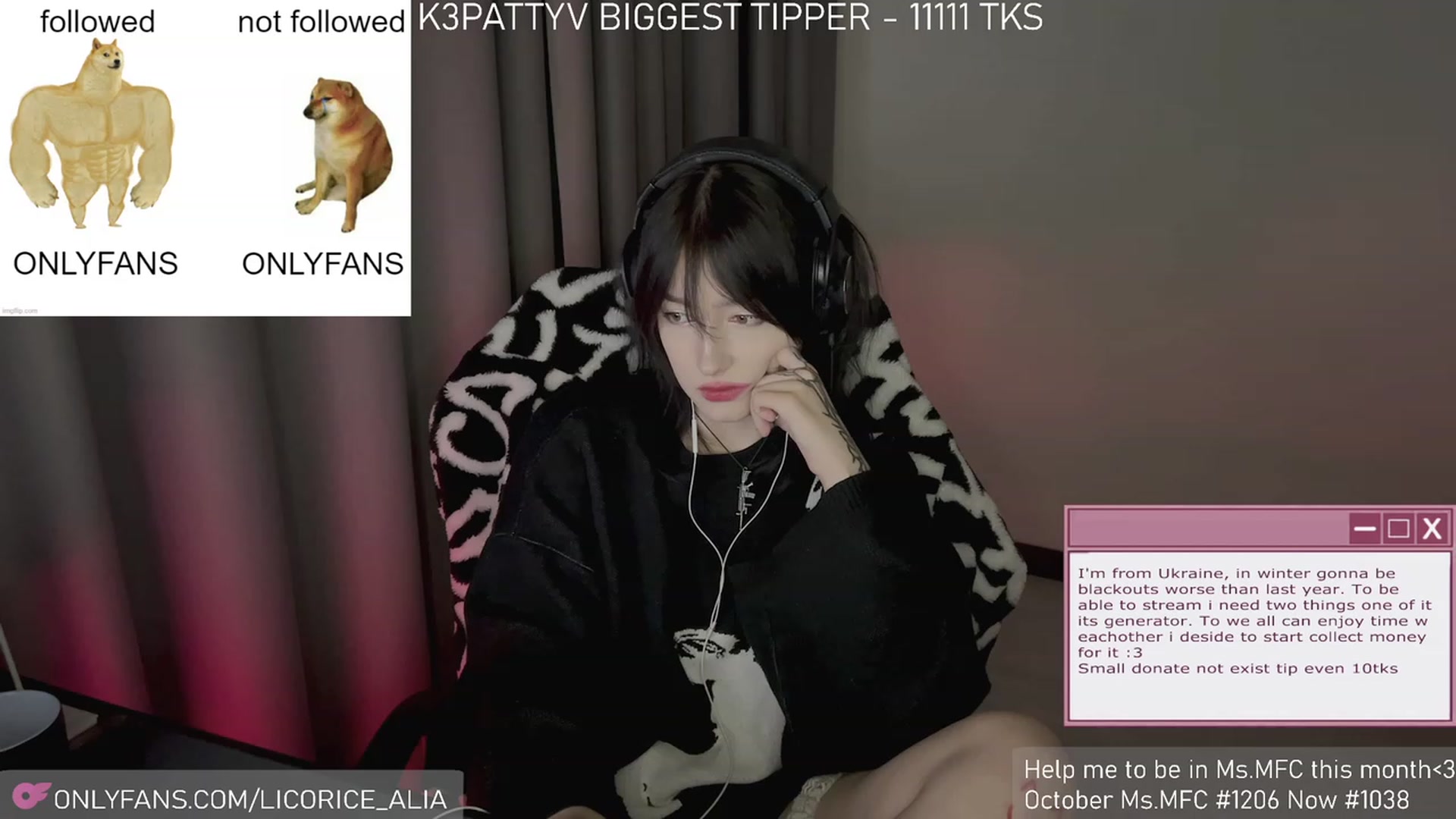 Gallery image thumbnail from Licorice_Alia's myfreecams stream on, 11/26/2023, 04:16 image 12 of 20
