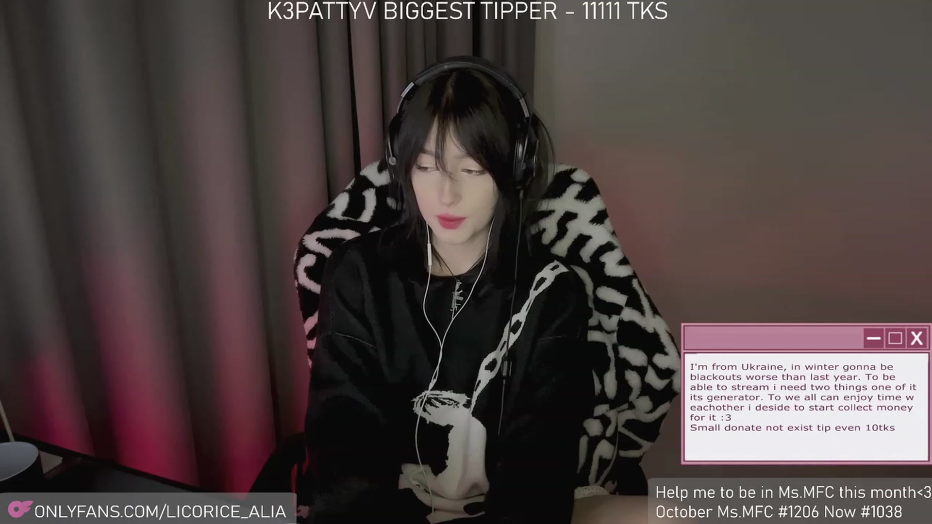 Gallery image thumbnail from Licorice_Alia's myfreecams stream on, 11/26/2023, 04:16 image 14 of 20