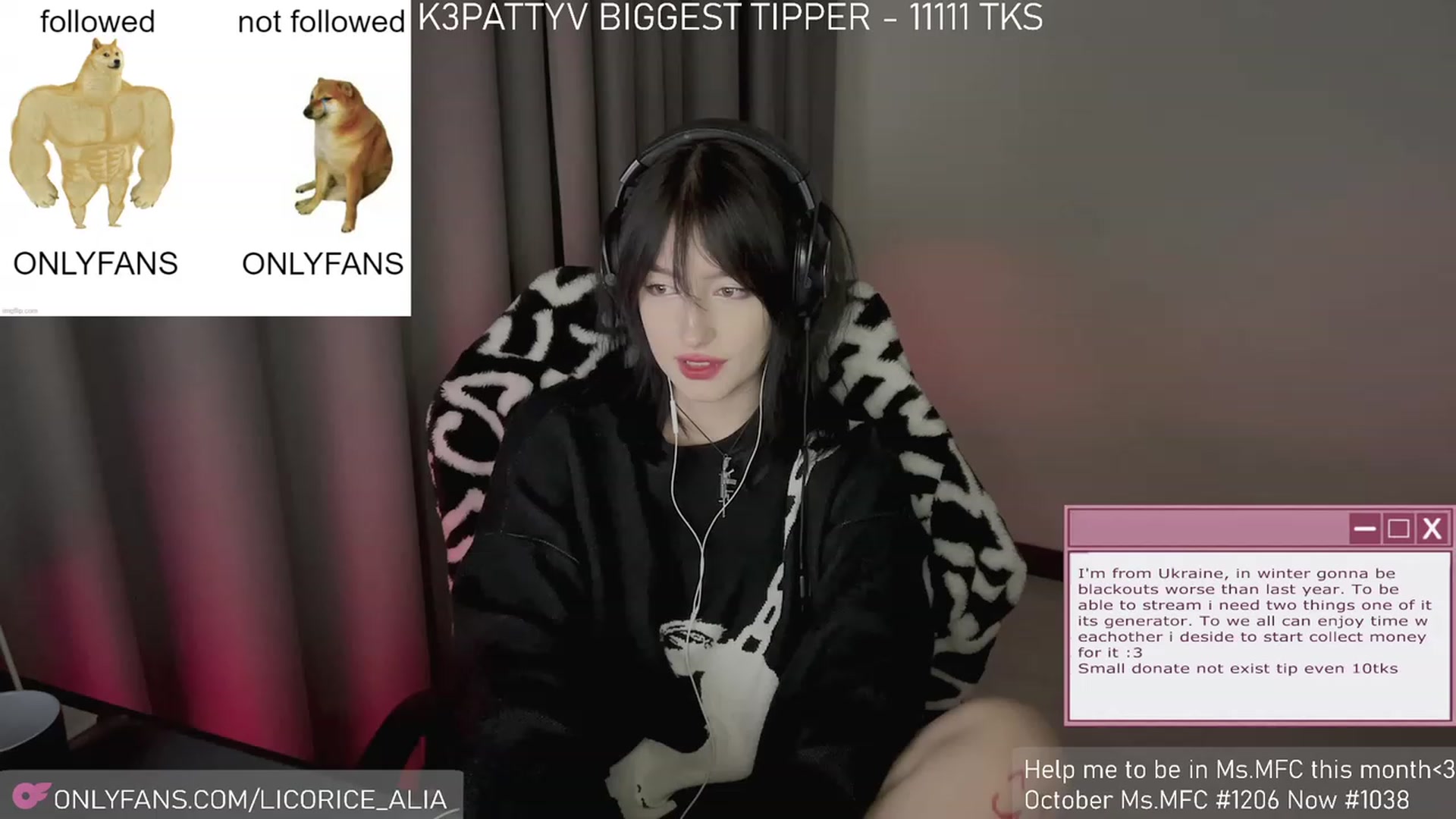 Gallery image thumbnail from Licorice_Alia's myfreecams stream on, 11/26/2023, 04:16 image 10 of 20