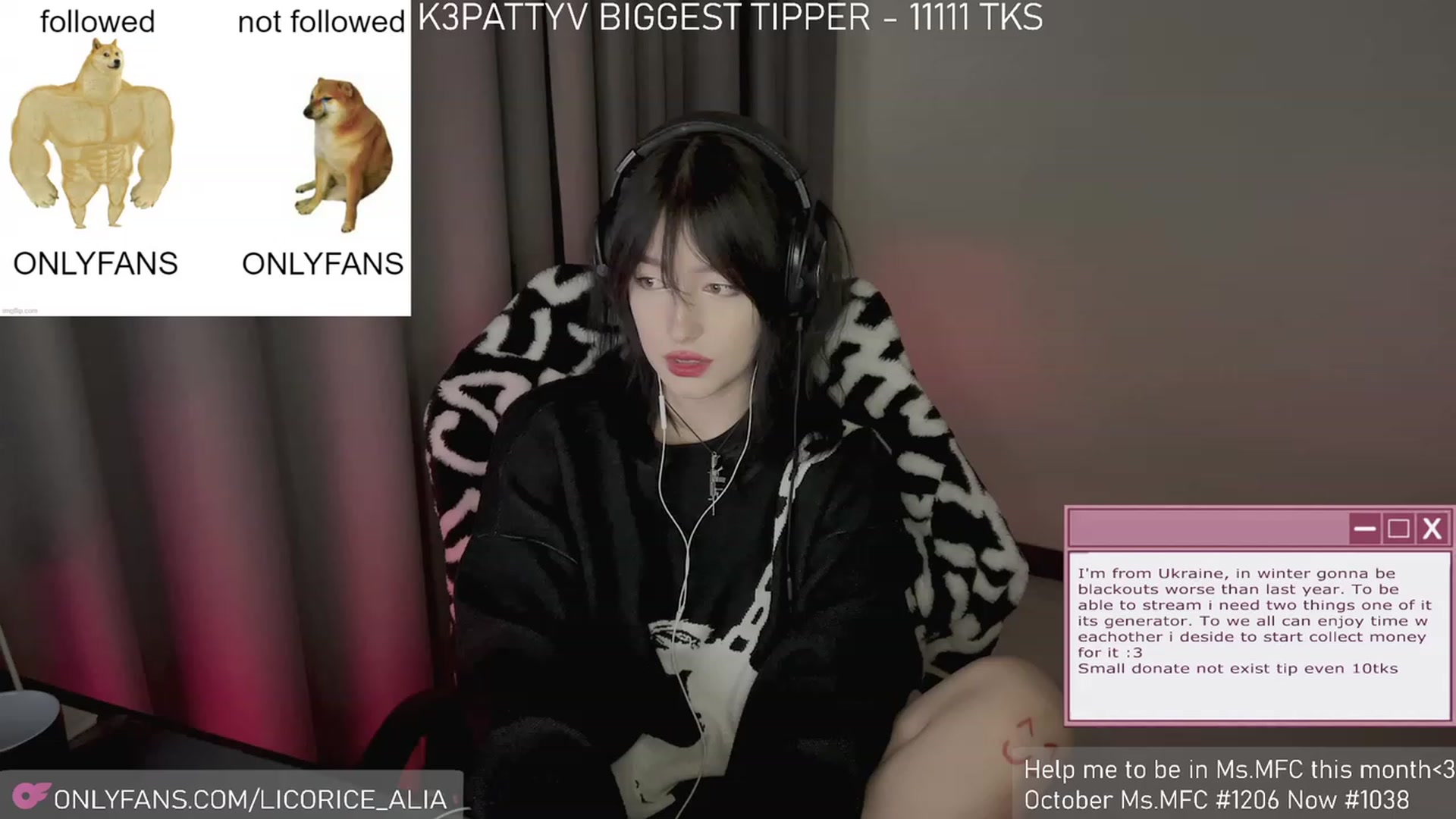 Gallery image thumbnail from Licorice_Alia's myfreecams stream on, 11/26/2023, 04:16 image 9 of 20