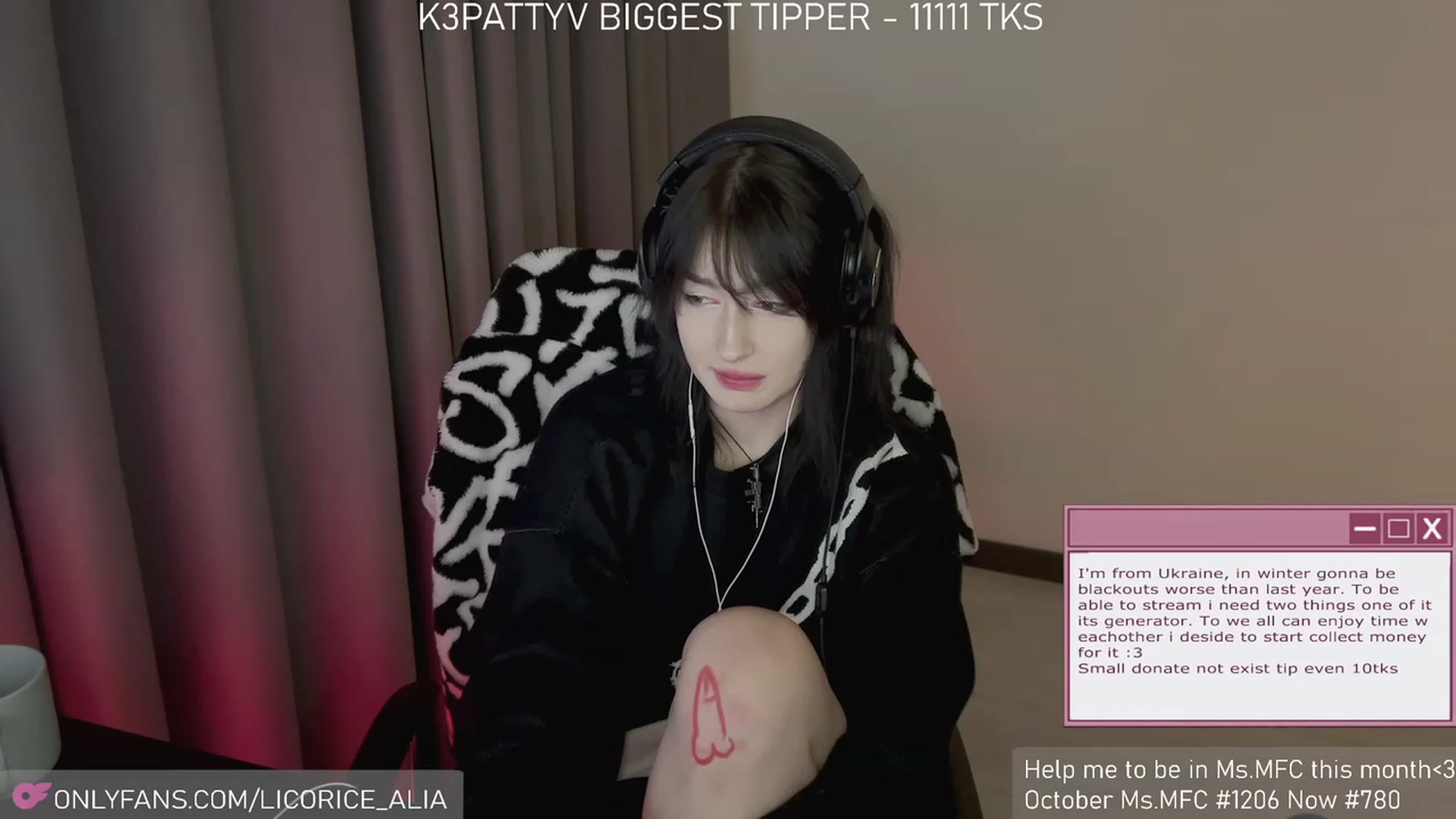 Gallery image thumbnail from Licorice_Alia's myfreecams stream on, 11/27/2023, 04:18 image 20 of 20