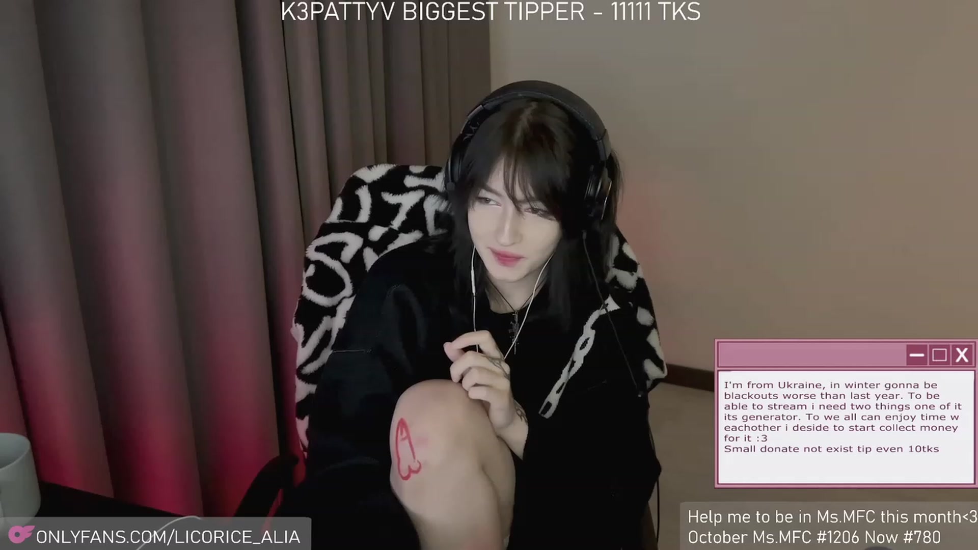 Gallery image thumbnail from Licorice_Alia's myfreecams stream on, 11/27/2023, 04:18 image 17 of 20